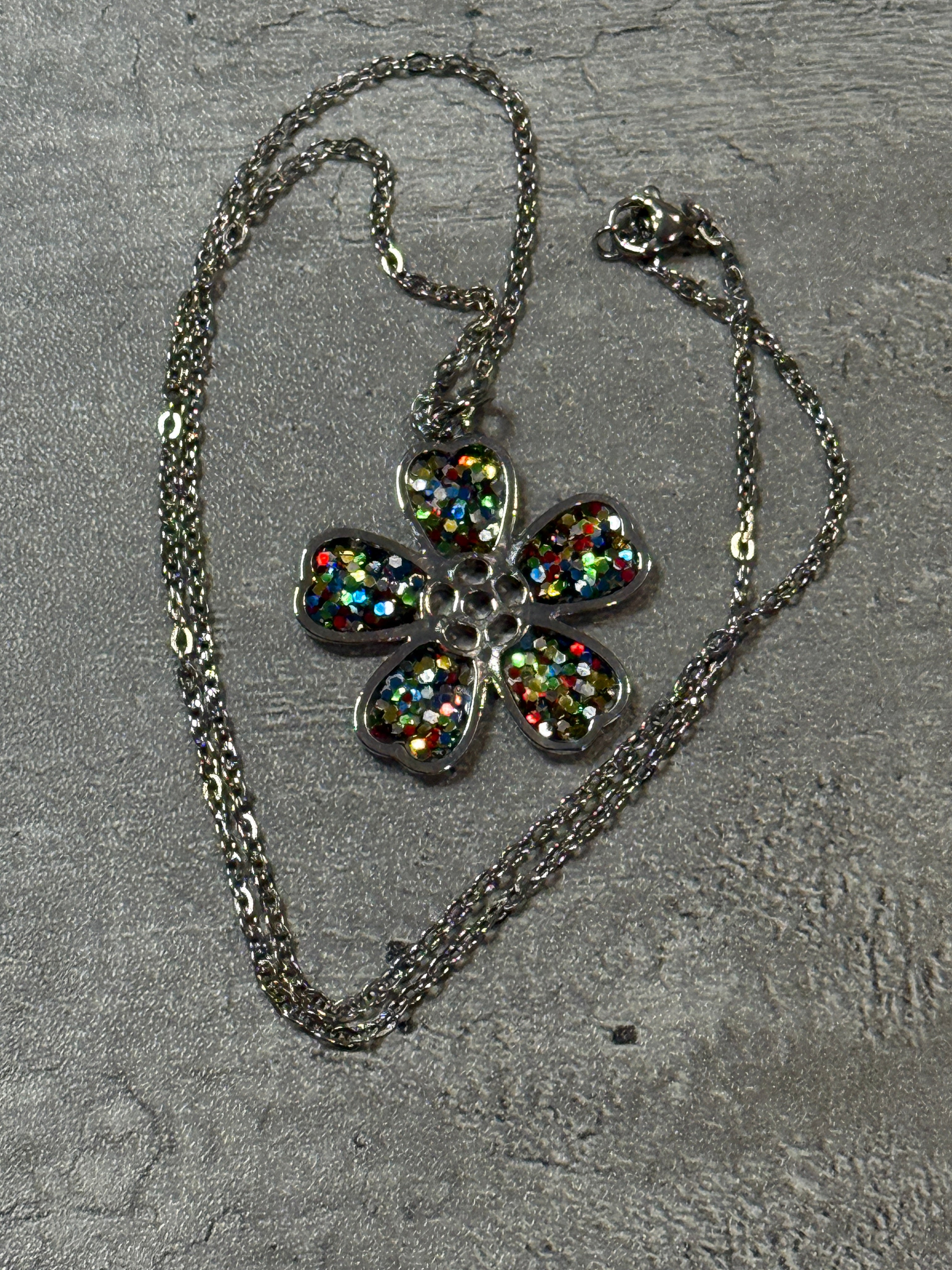Sakura Bloom Pendant Necklace - Multicolored series