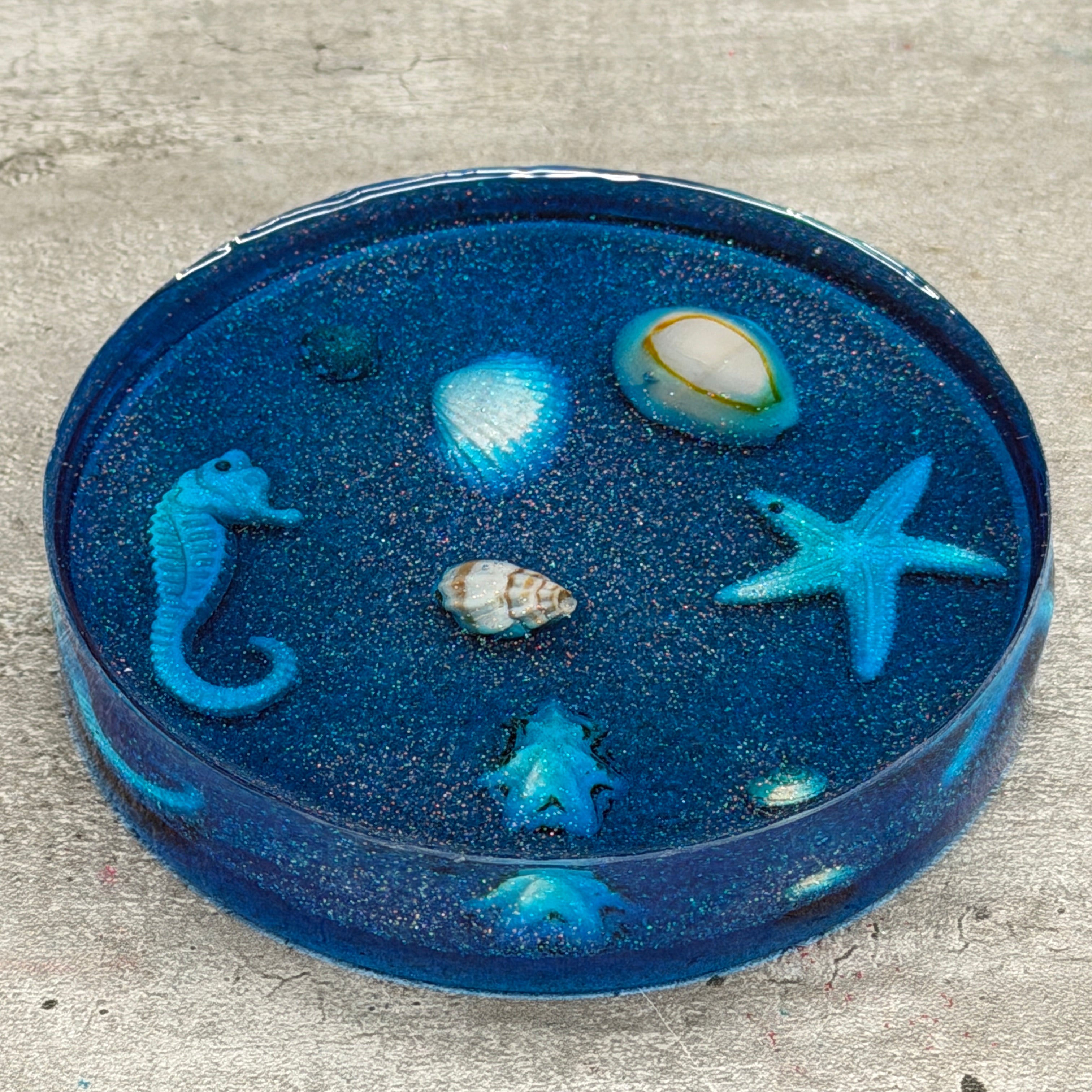 Resin Under the Sea Coaster