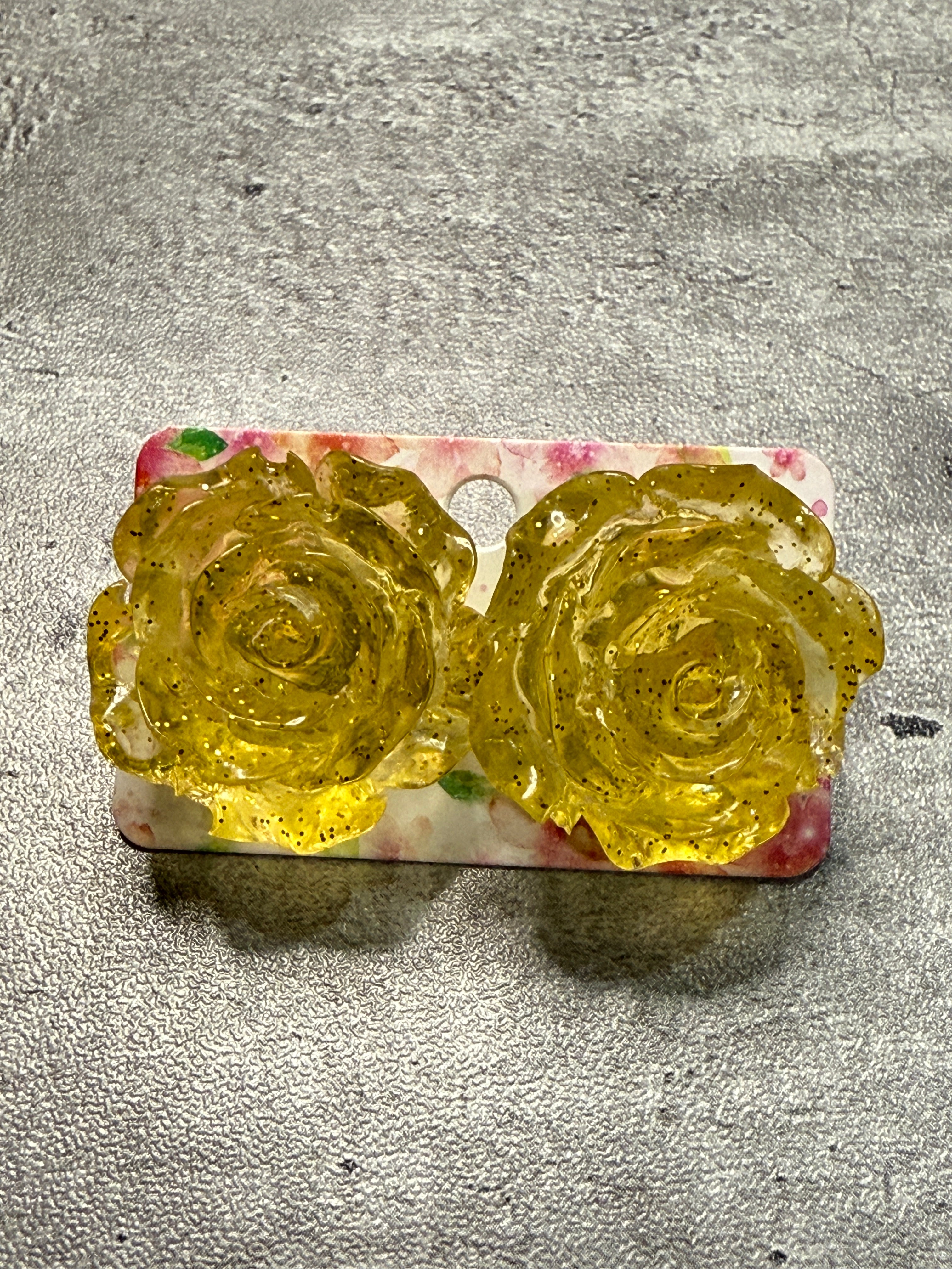 Rose Stud Earrings