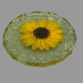 Resin Sunflower Coaster