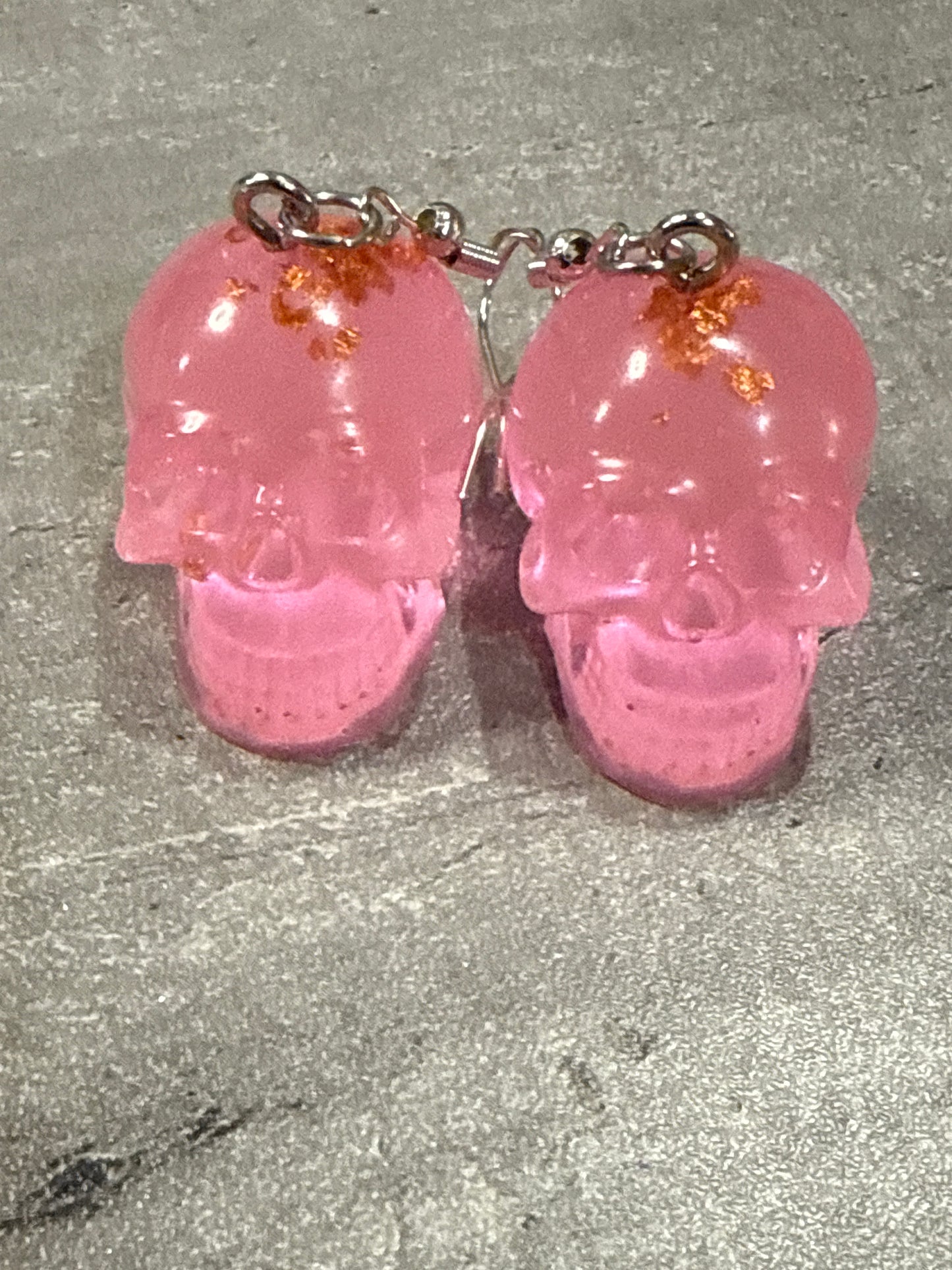 Glow-in-the-dark Skull Earrings