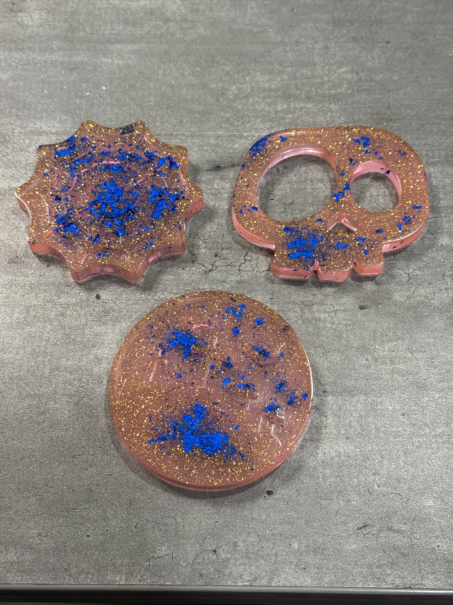 Small Halloween Coasters - Set of 3