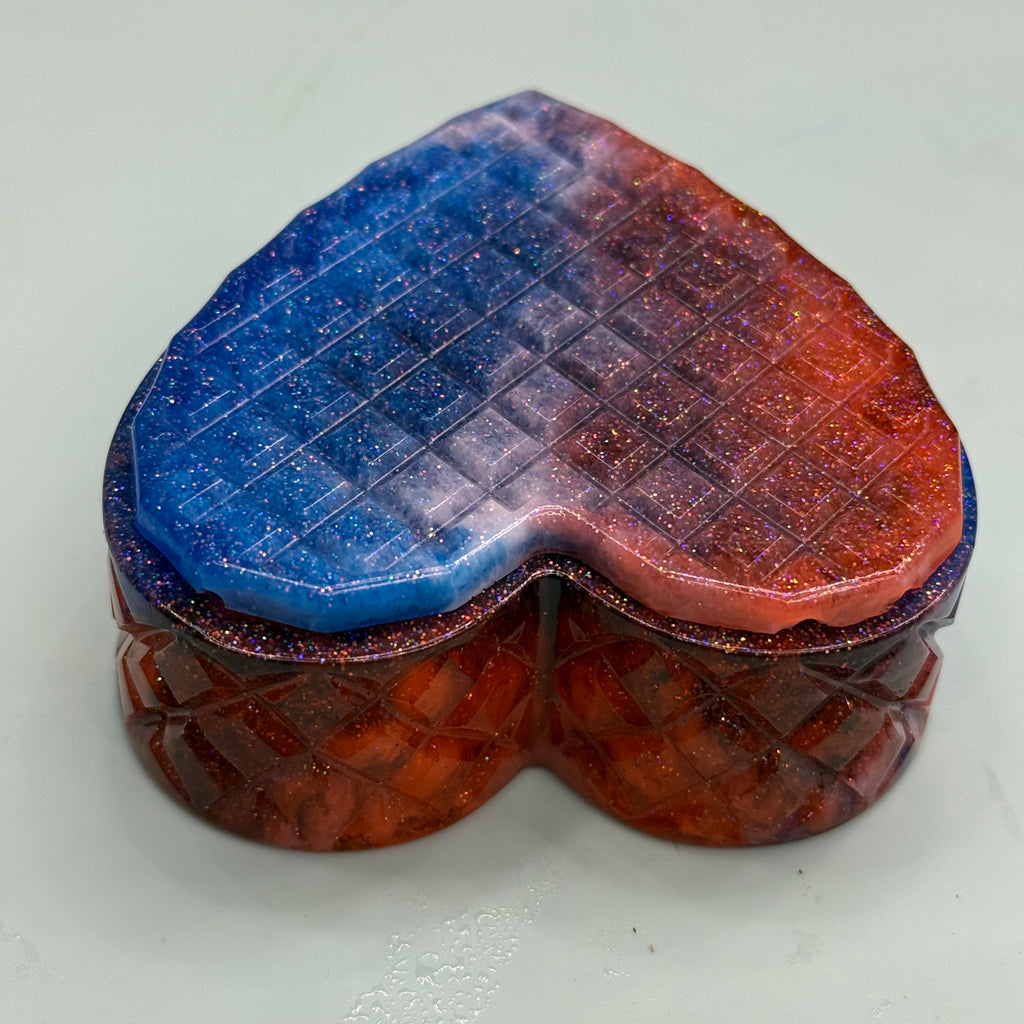 Freedom Heart Trinket Dish with Lid