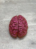 Glow-in-the-dark resin Brains