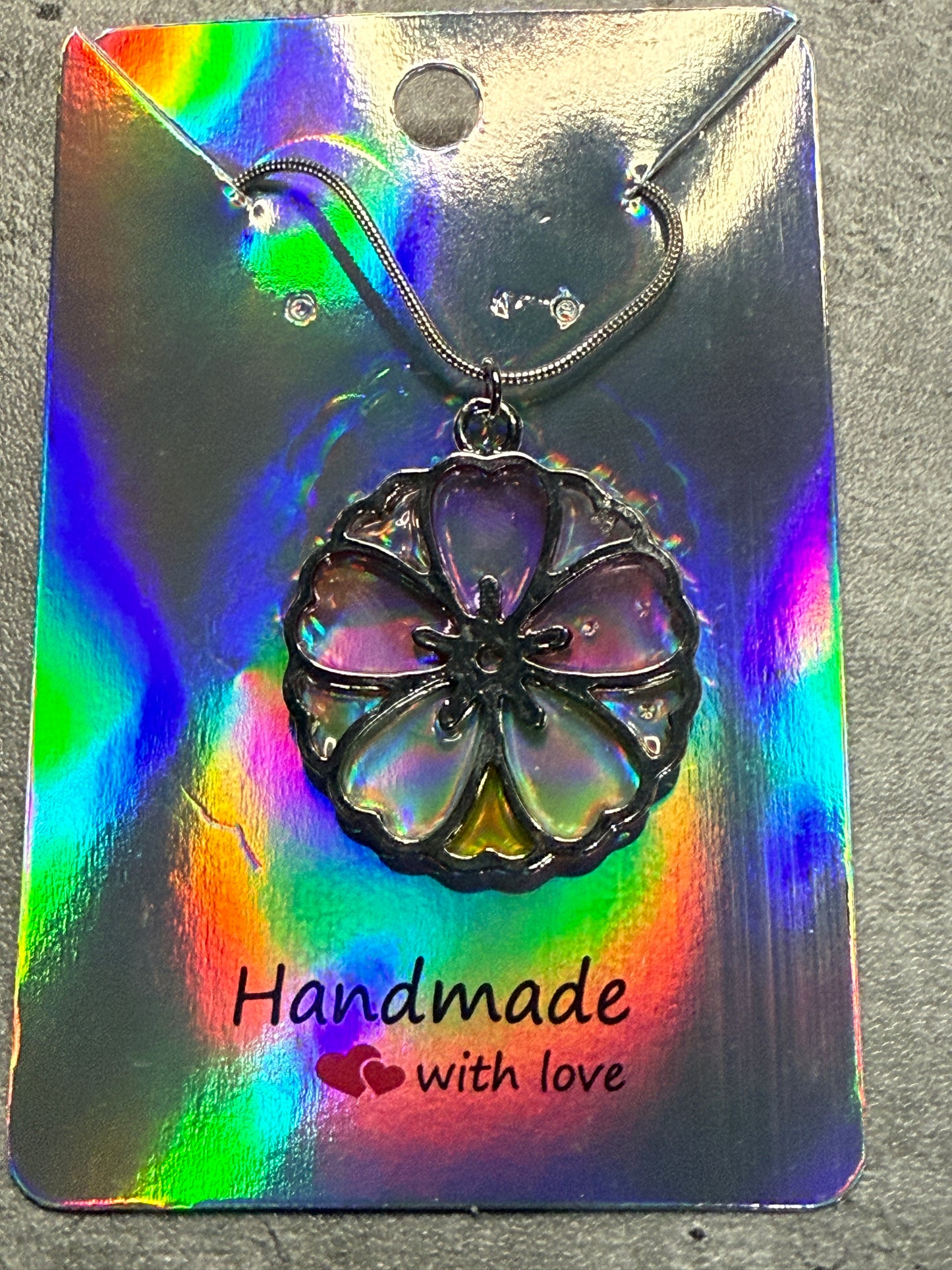 Sakura Blossom Pendant Necklace - Pink series