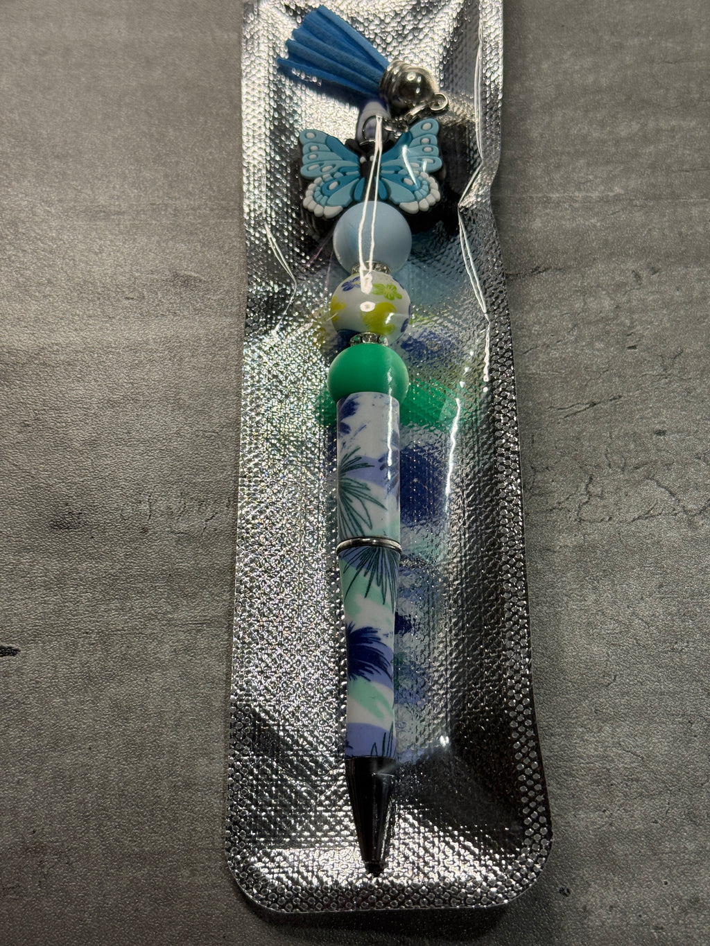 Beaded Butterfly Pen