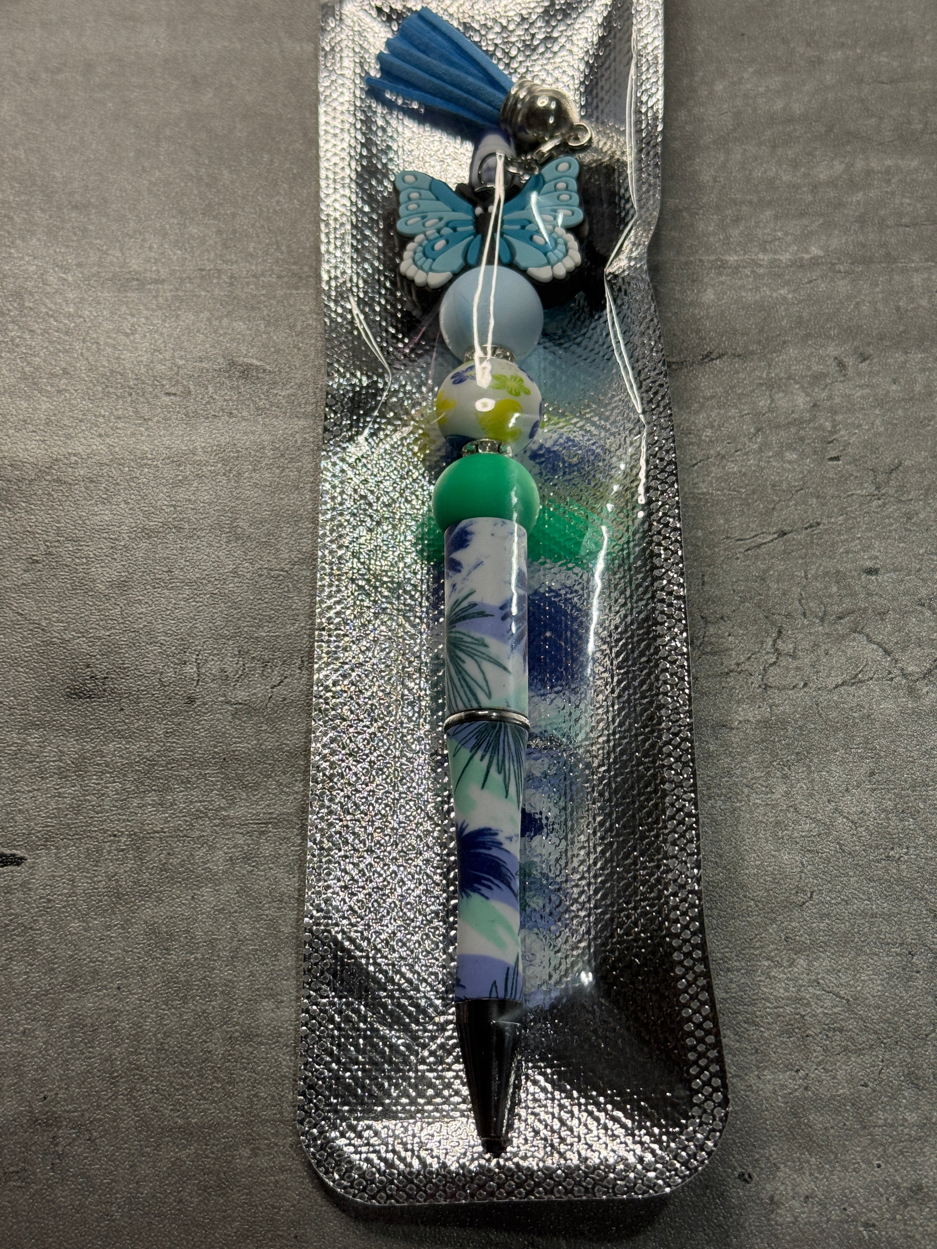 Beaded Butterfly Pen