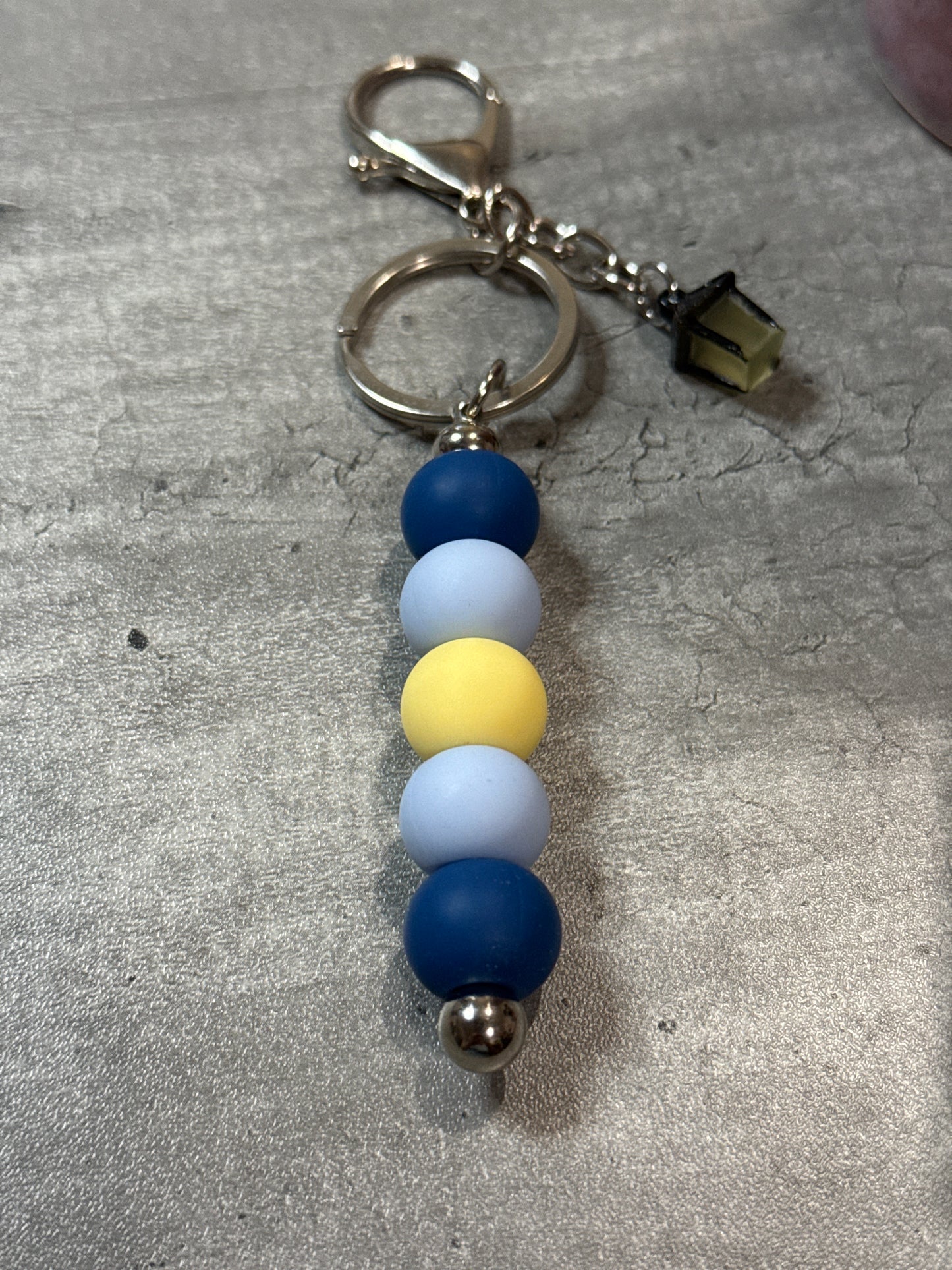 Lantern Beaded Bag Charm and Keychain
