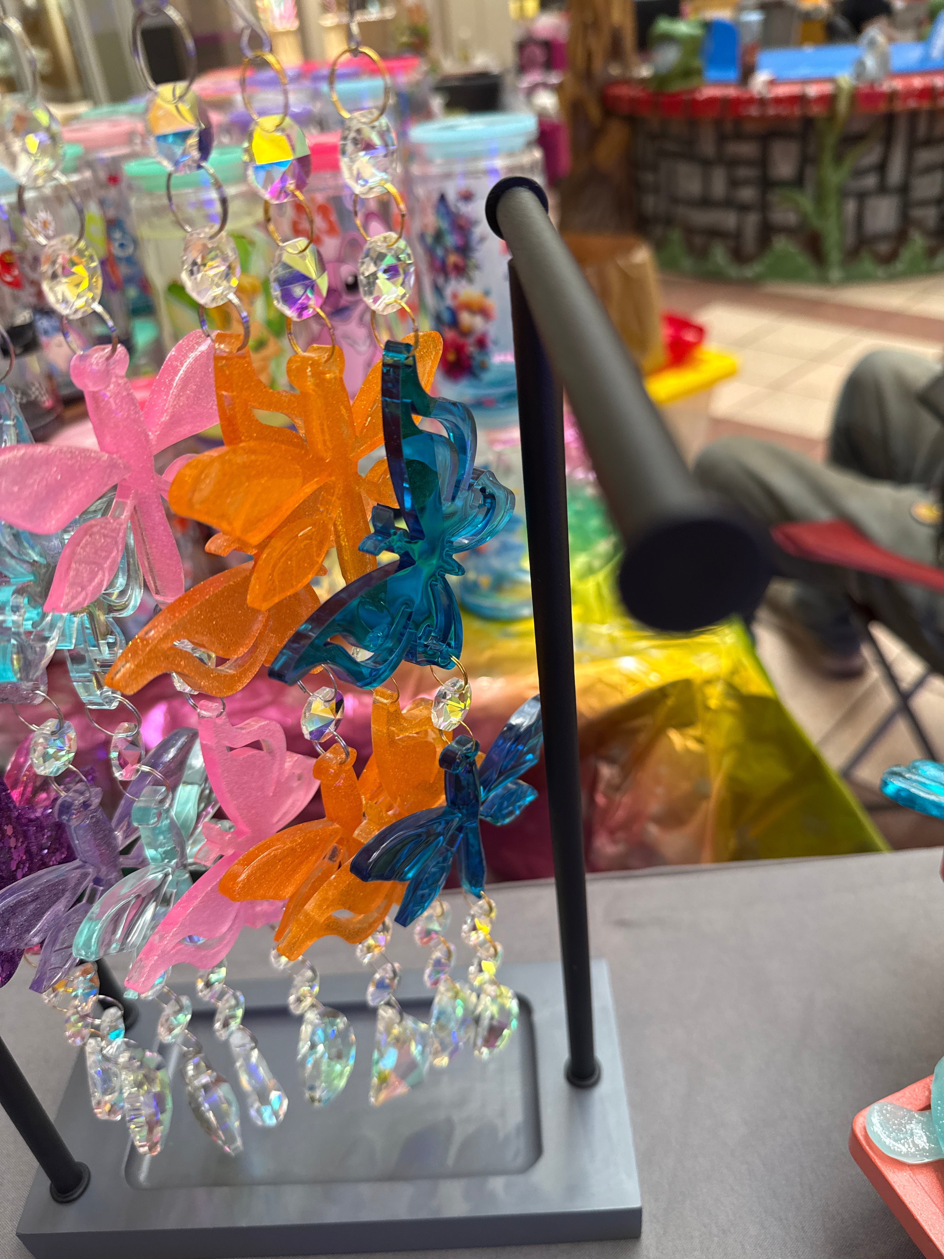 Resin Suncatcher Butterfly and Dragonfly