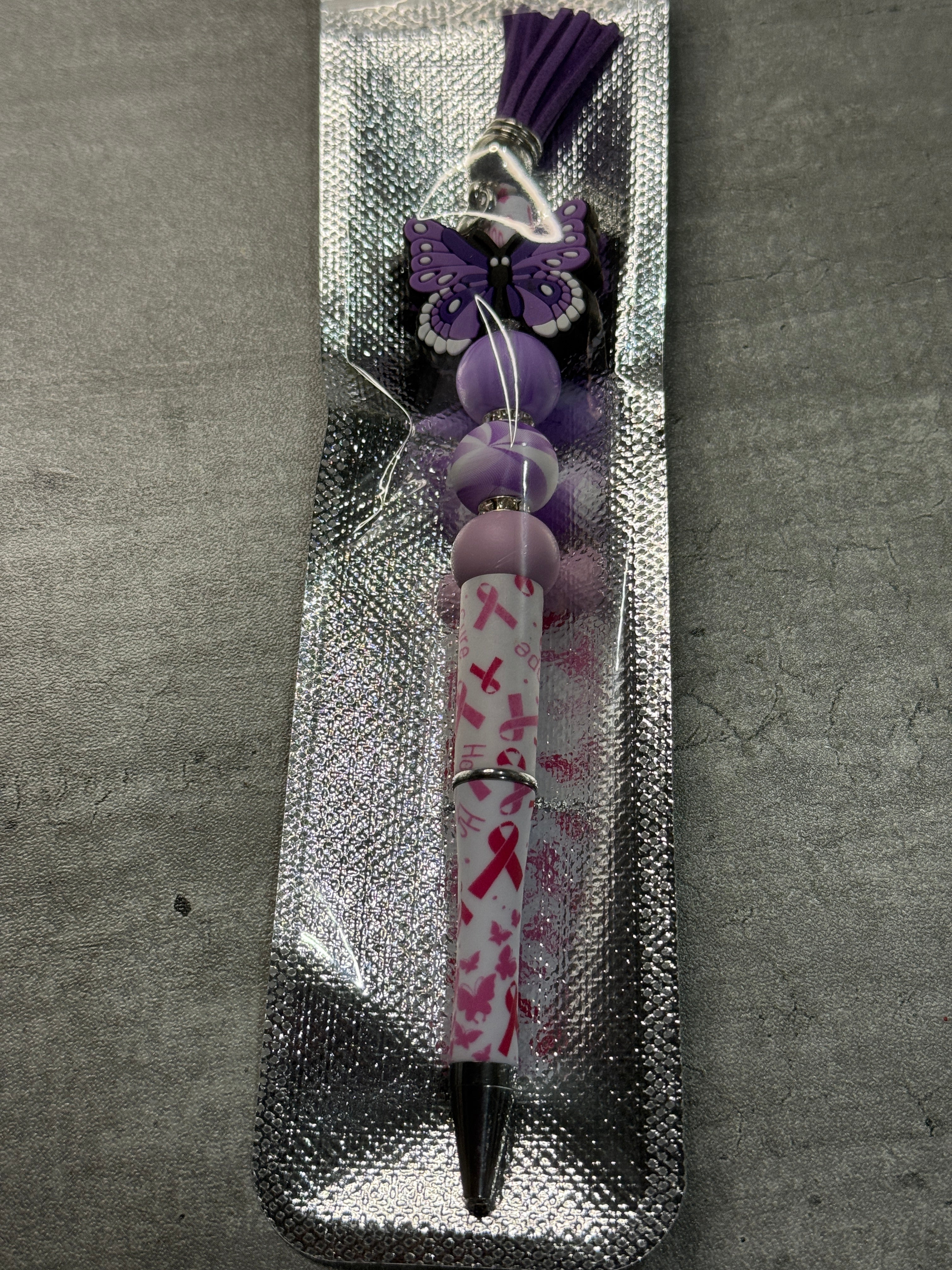 Beaded Butterfly Pen