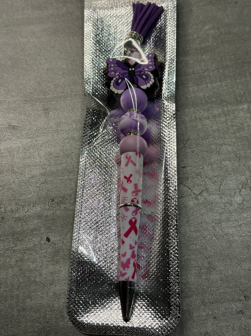 Beaded Butterfly Pen