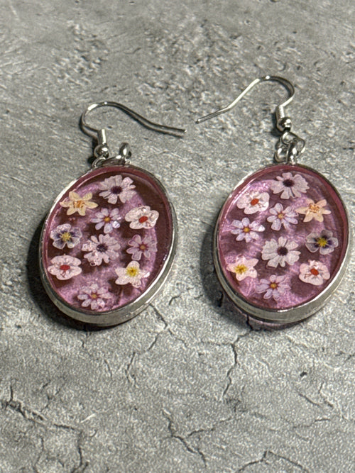 Bezel Earrings - Medium