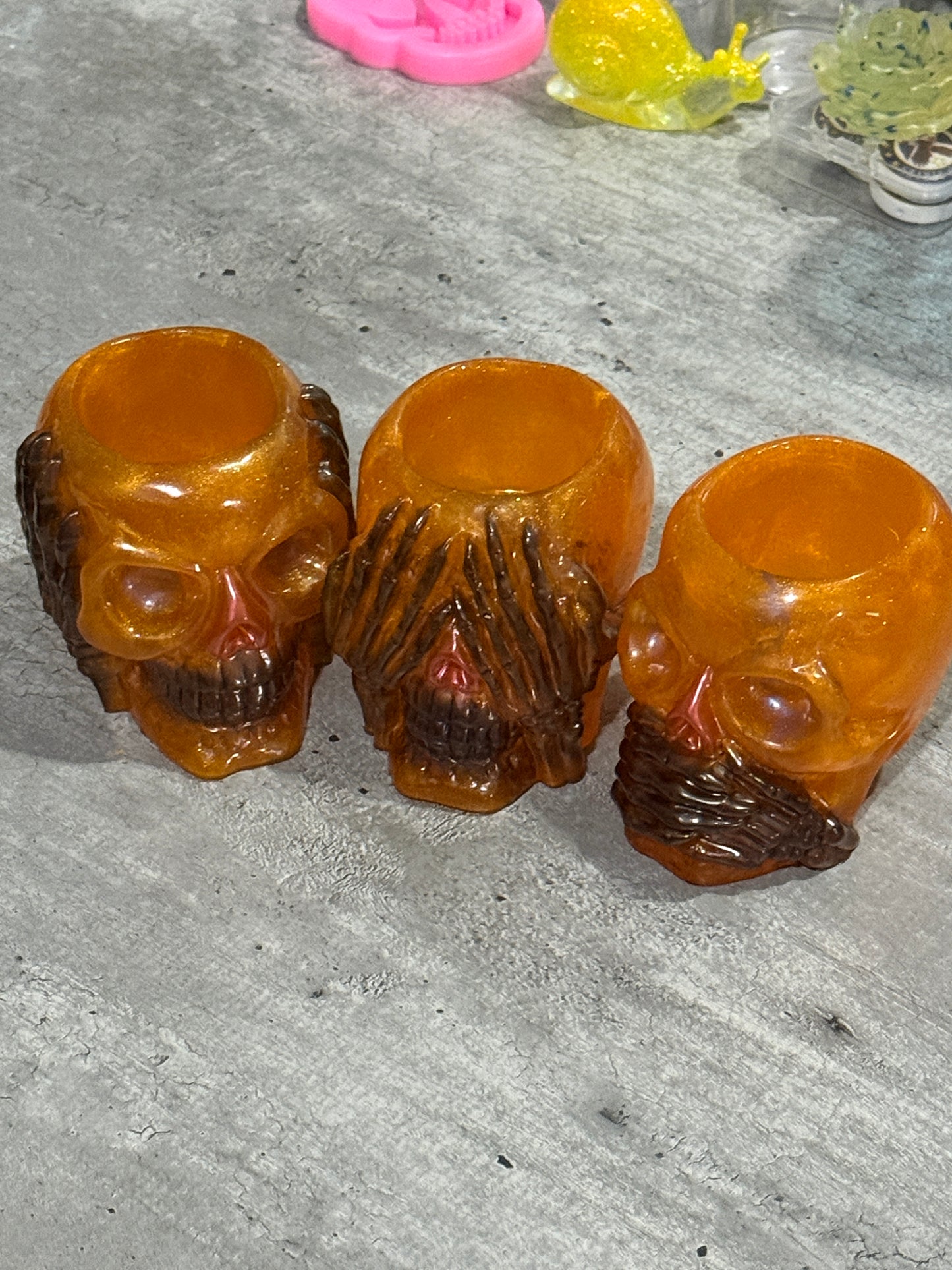 No Evil Skeleton set
