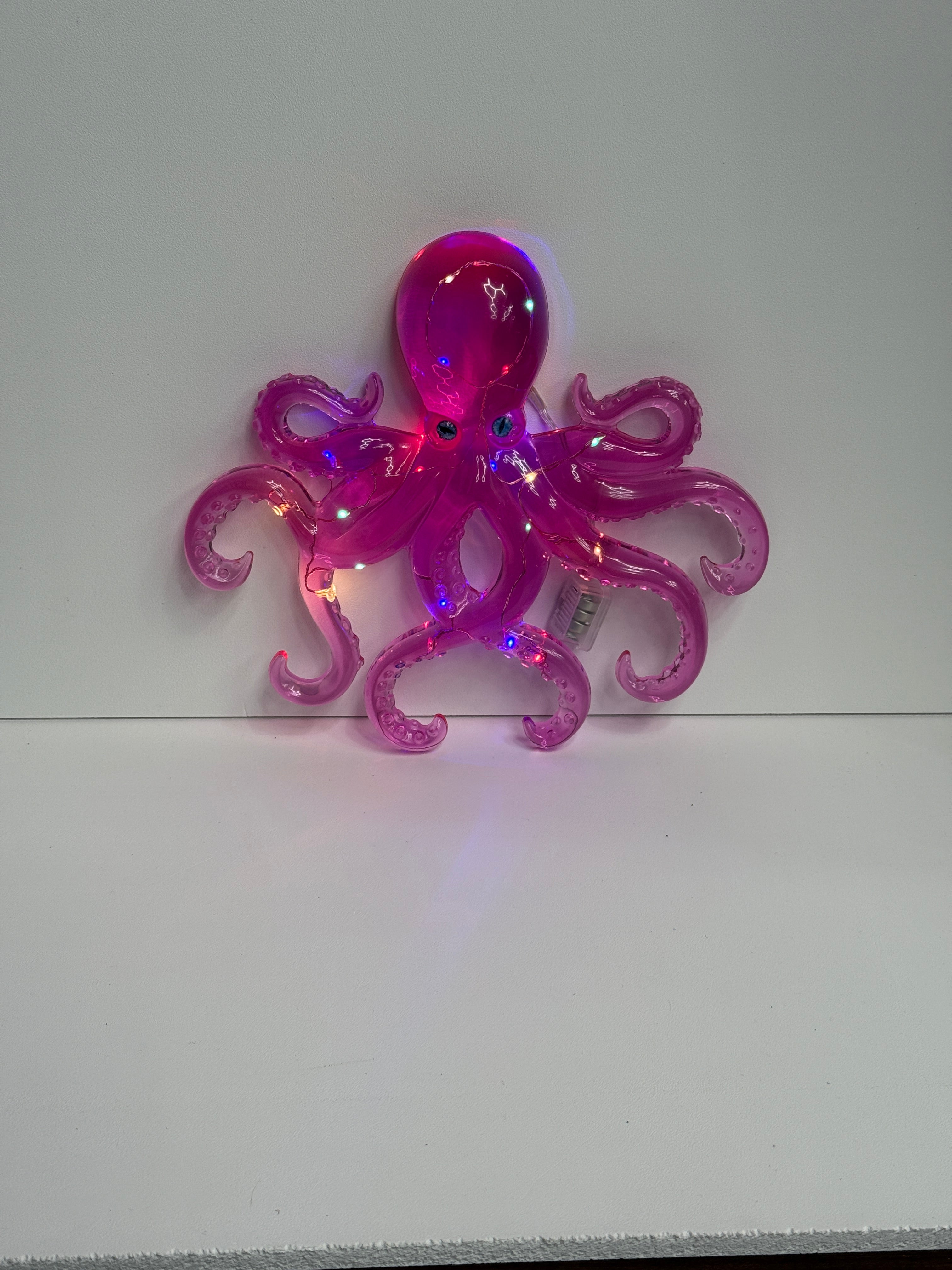 Octopus Figurine - Large w/ Fairy Lights