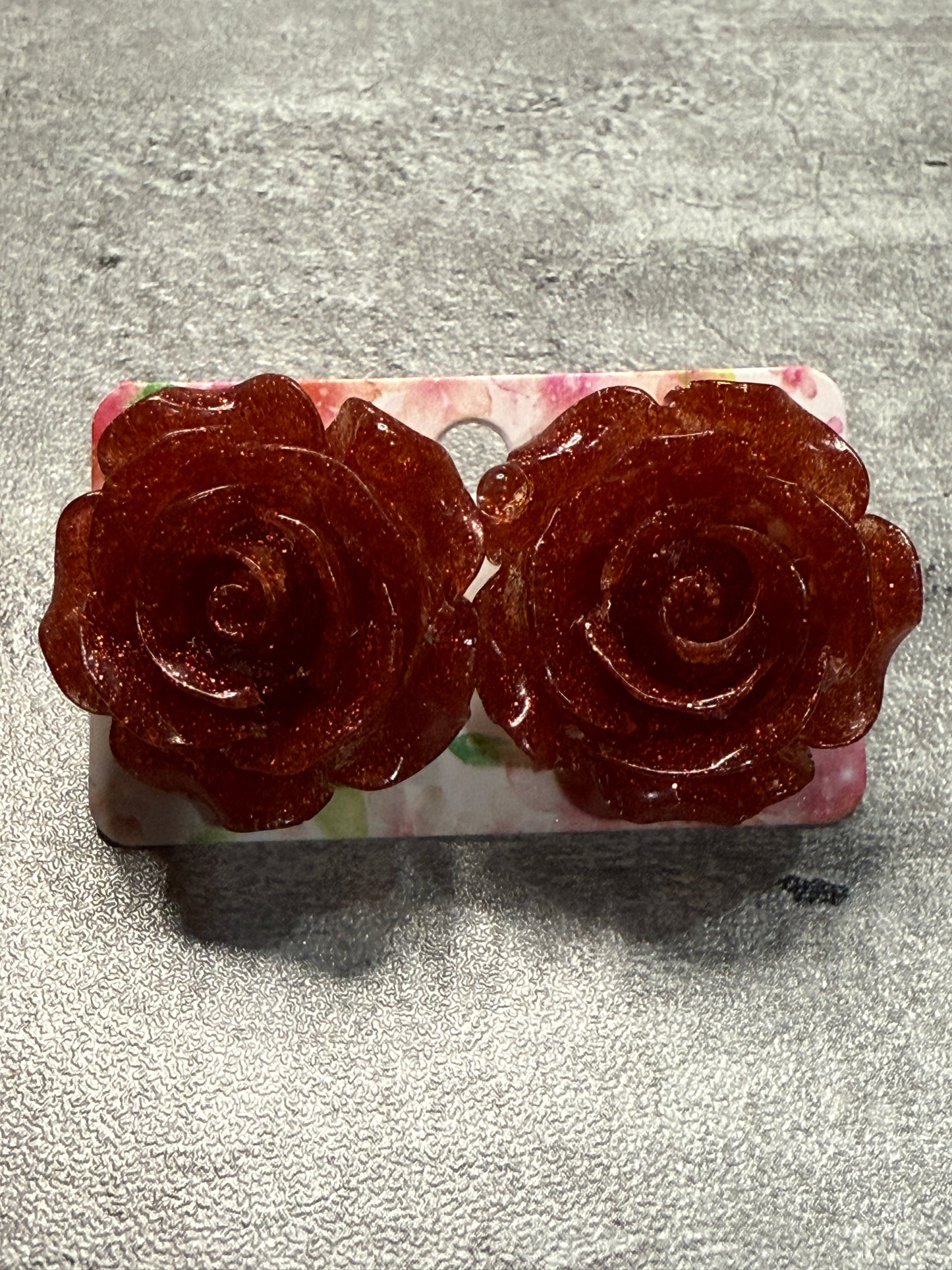 Rose Stud Earrings