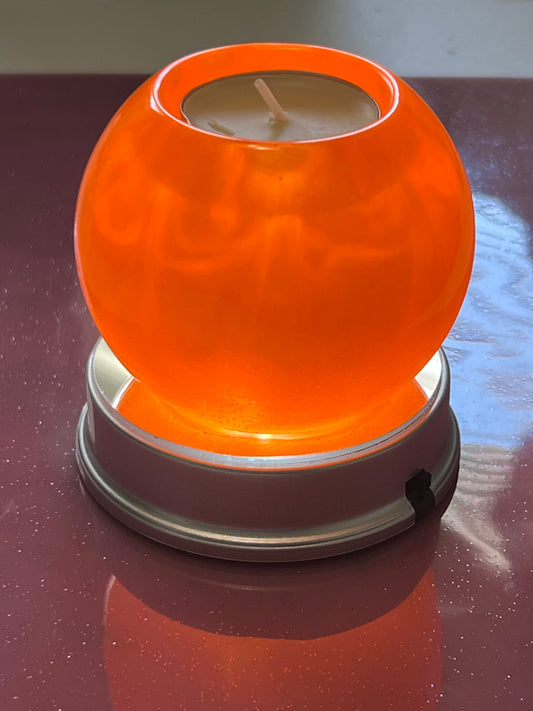Tea light Candle Holder - Round, Lg