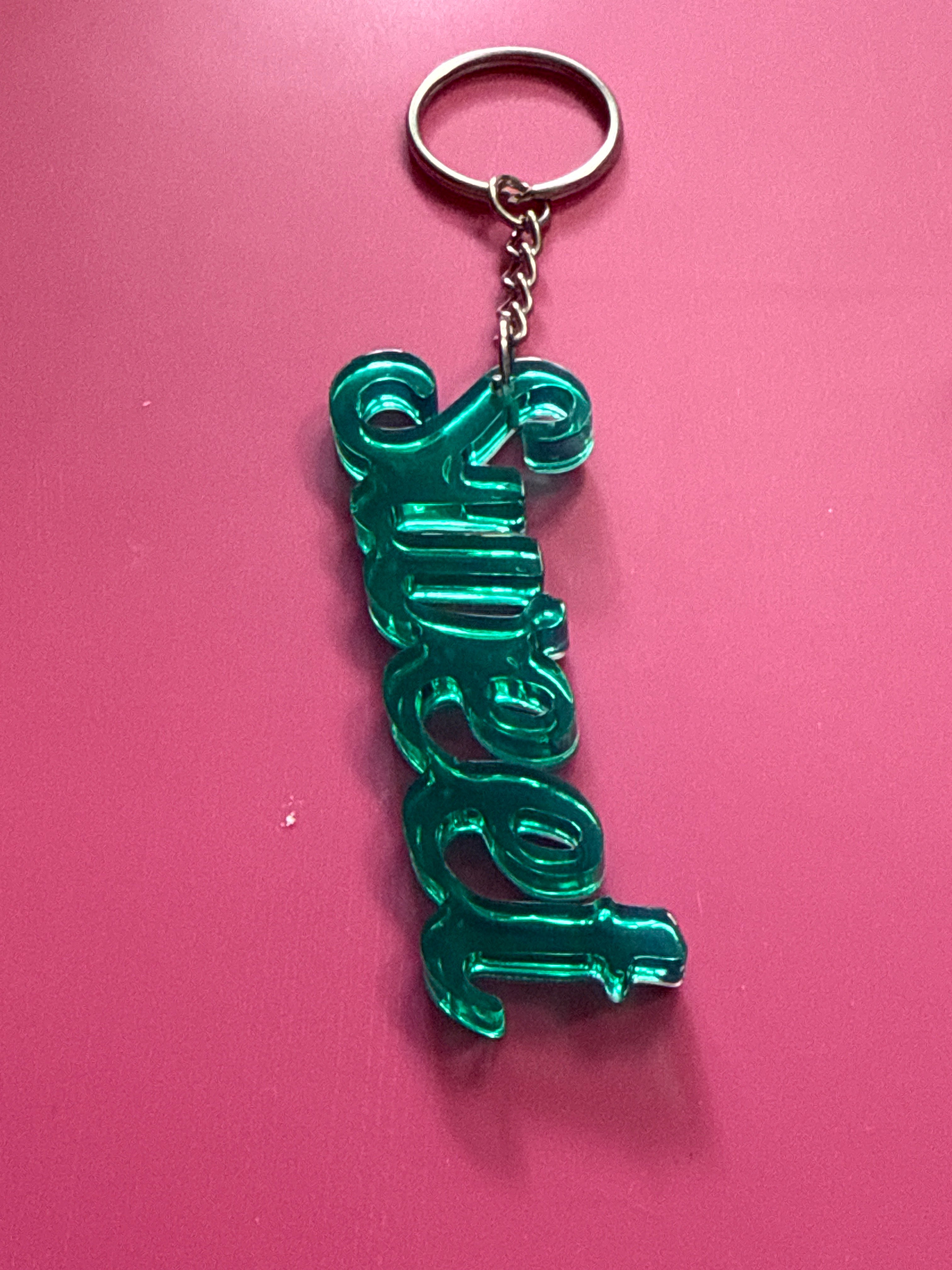 Word Keychain or Bag Charm