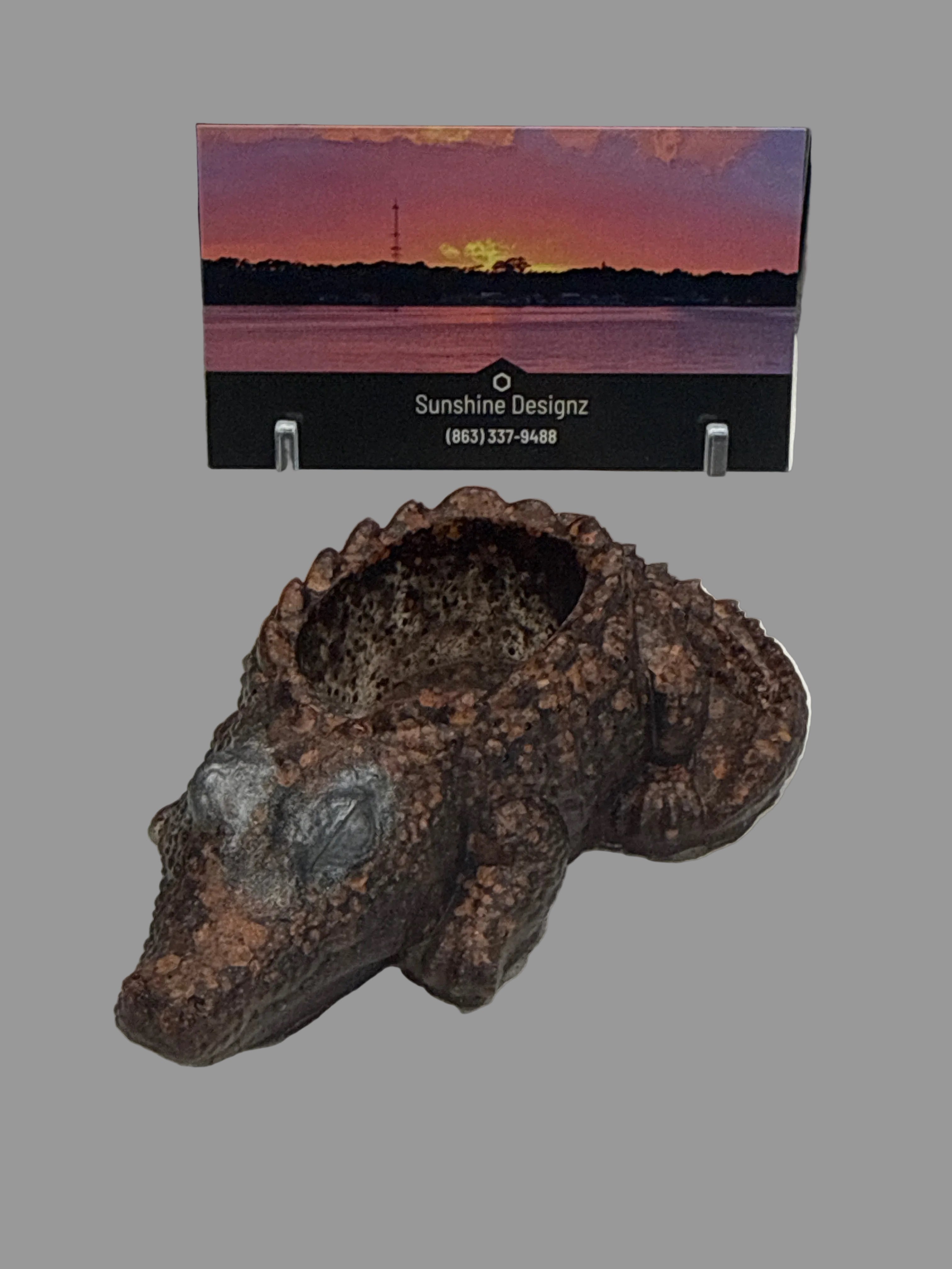 Alligator Trinket Pot