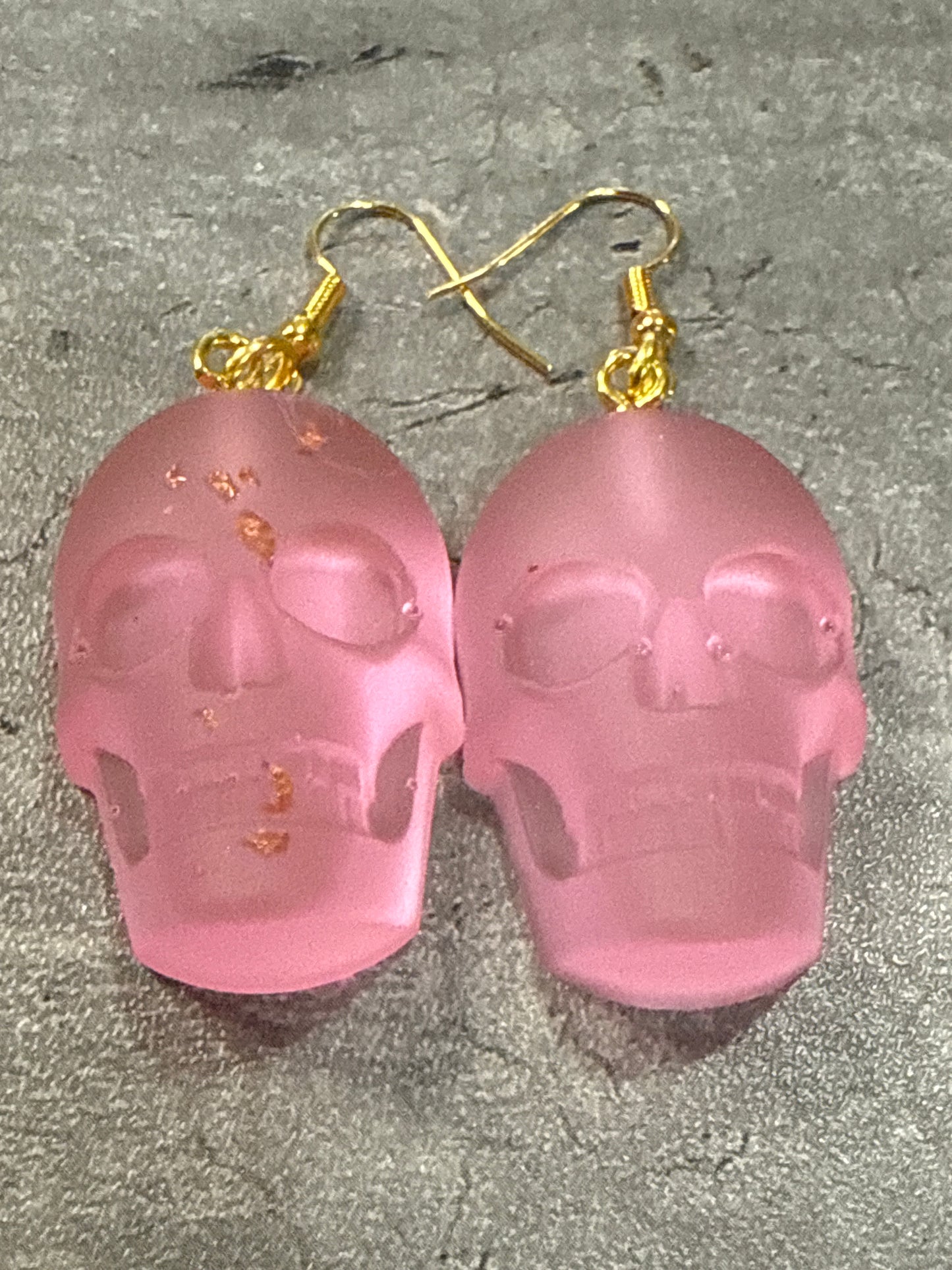 Glow-in-the-dark Skeleton Face Earrings