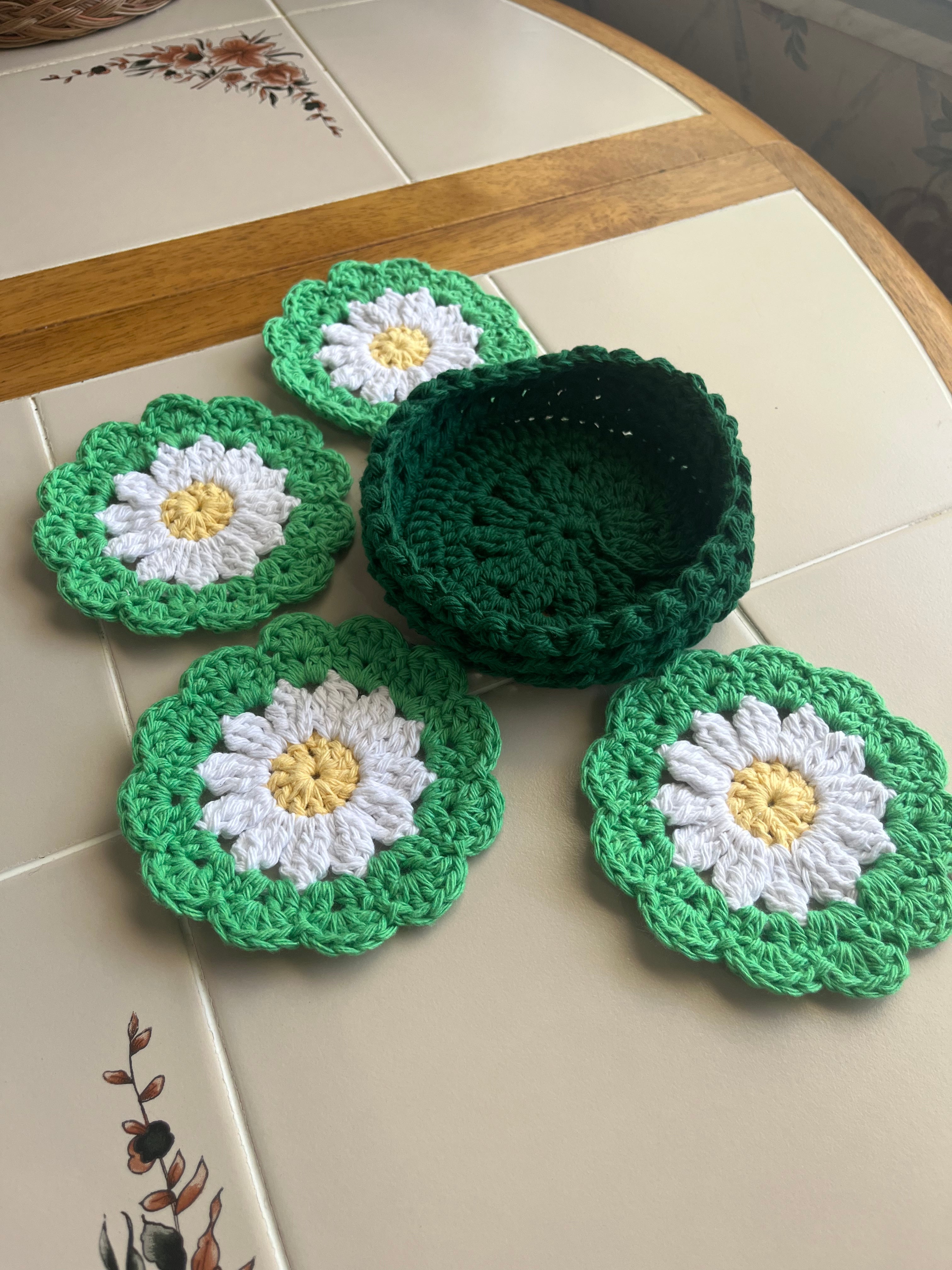 Crochet Coaster Set