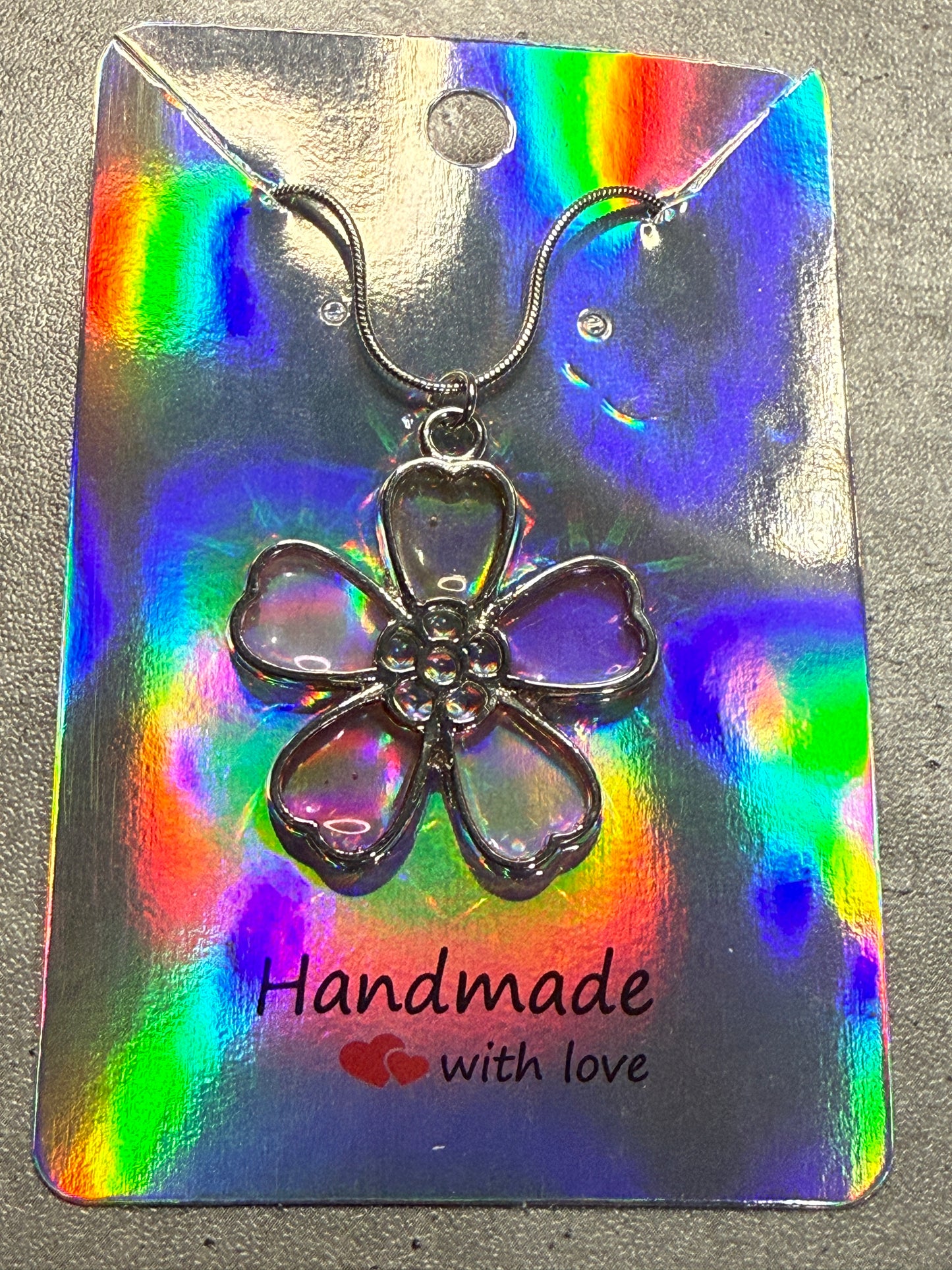 Sakura Blossom Pendant Necklace - Pink series