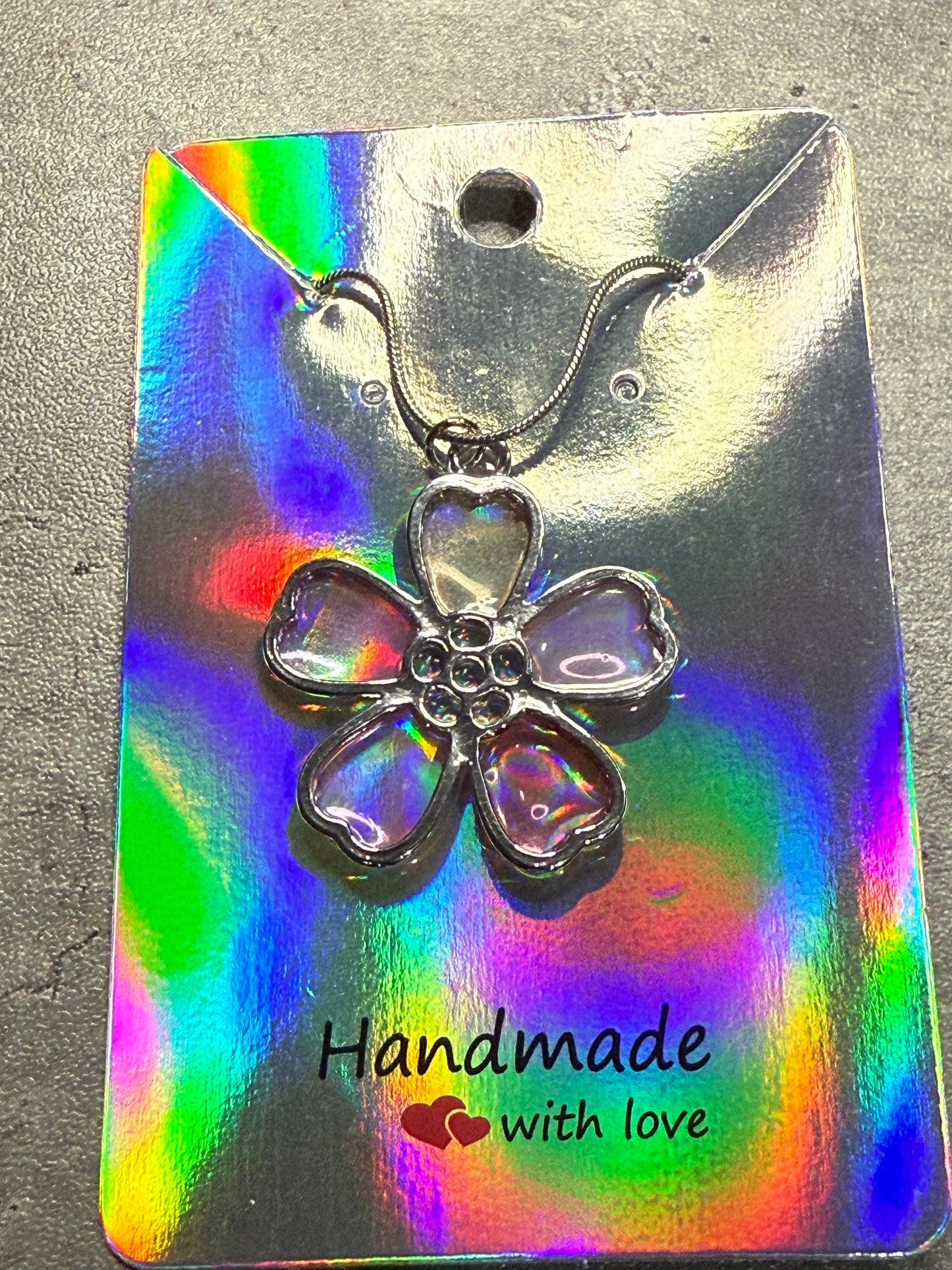 Sakura Blossom Pendant Necklace - Pink series