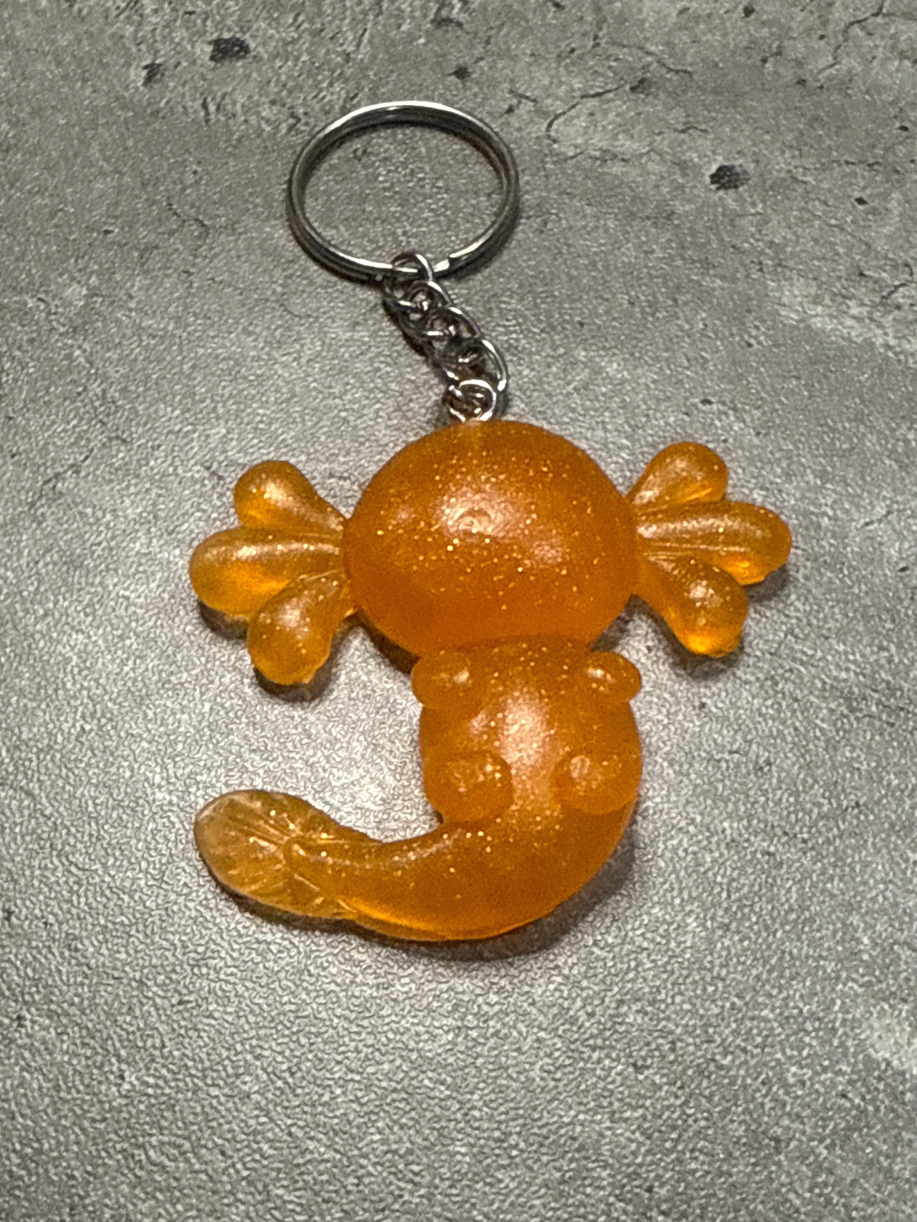 Axolotl Keychain