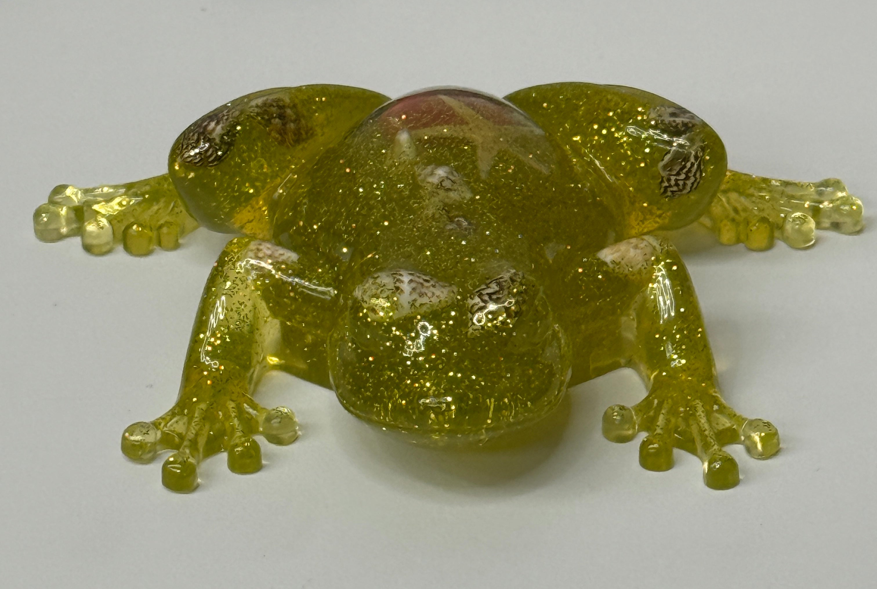 Frog Figurine with Seashells