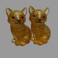 Sitting Fox Resin Figurine