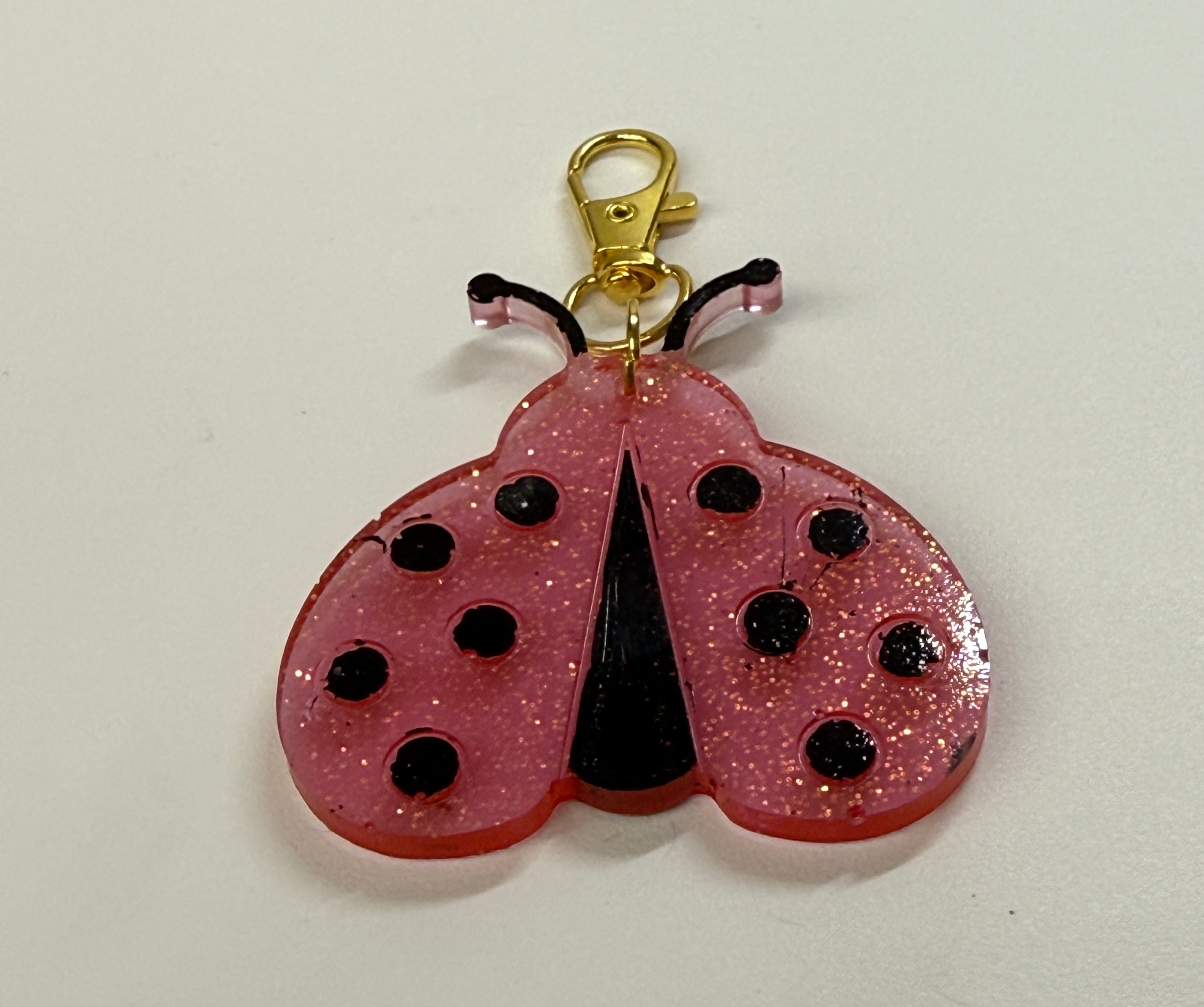 Ladybug Bag Charm