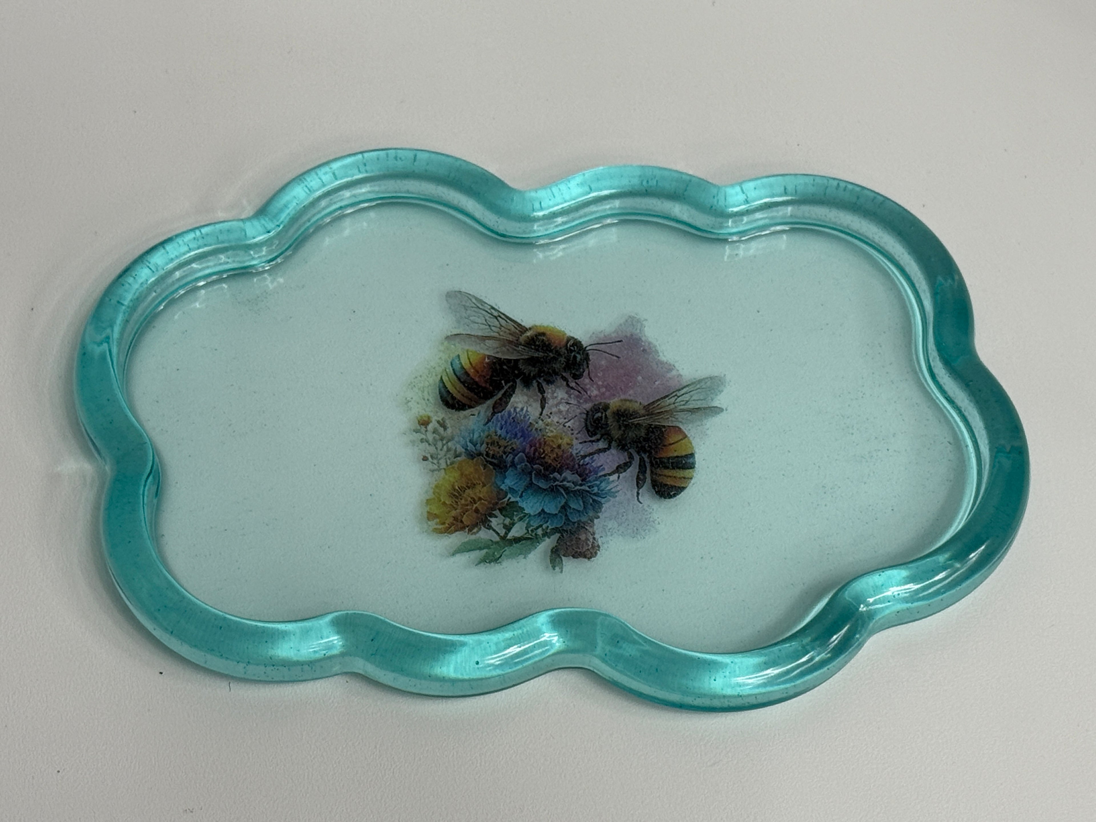 Cloud Shaped Trinket Tray with Tattoo