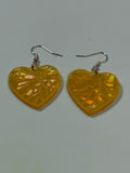 Holographic Heart Earrings