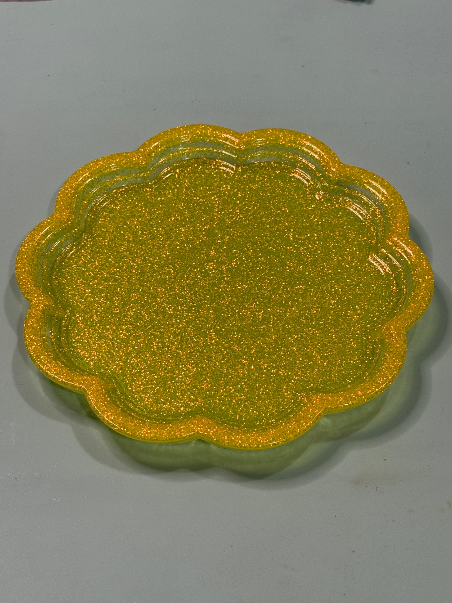 Vintage Flower Trinket Tray