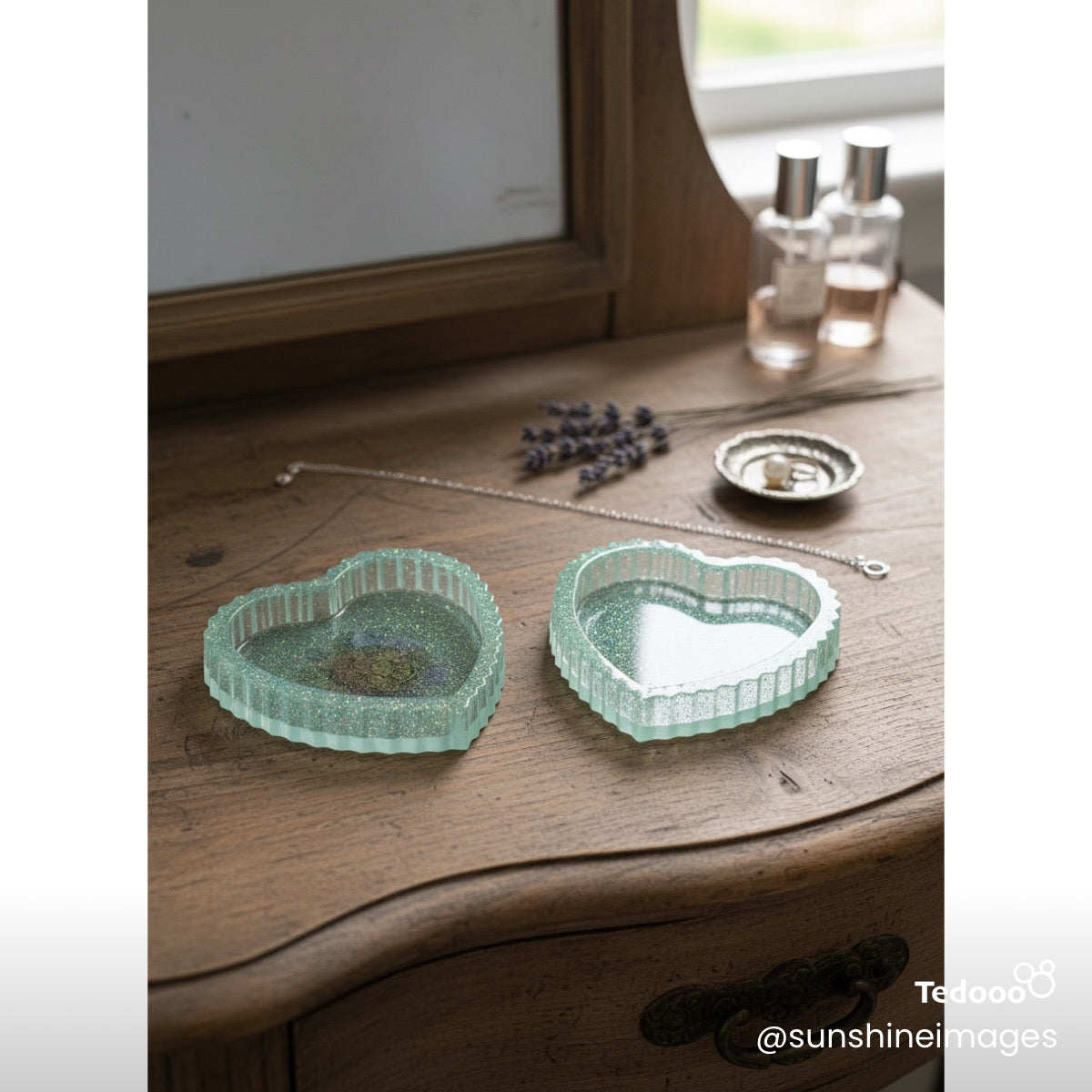 Heart Trinket Dish with Lid