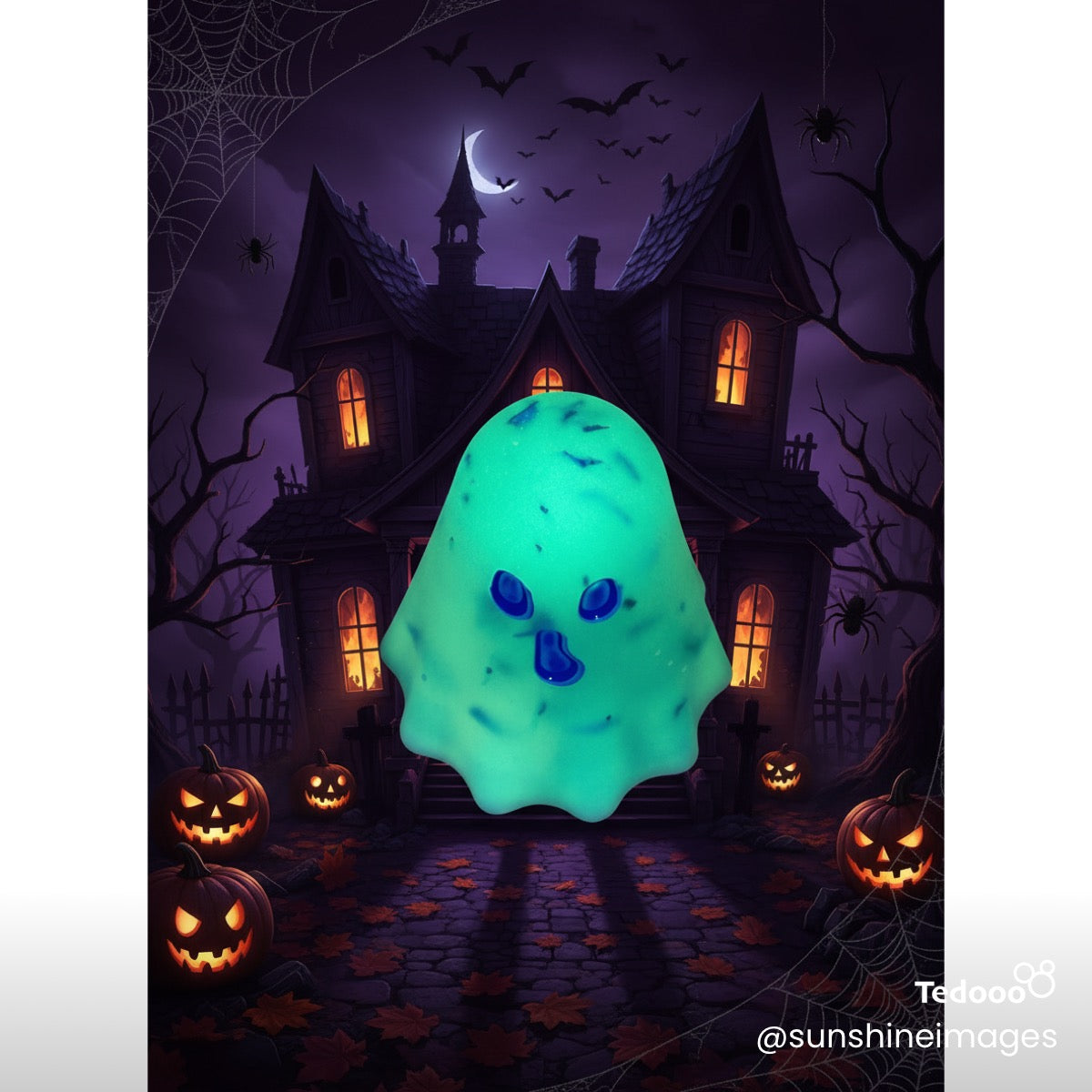 Glow-in-the-dark Ghosts