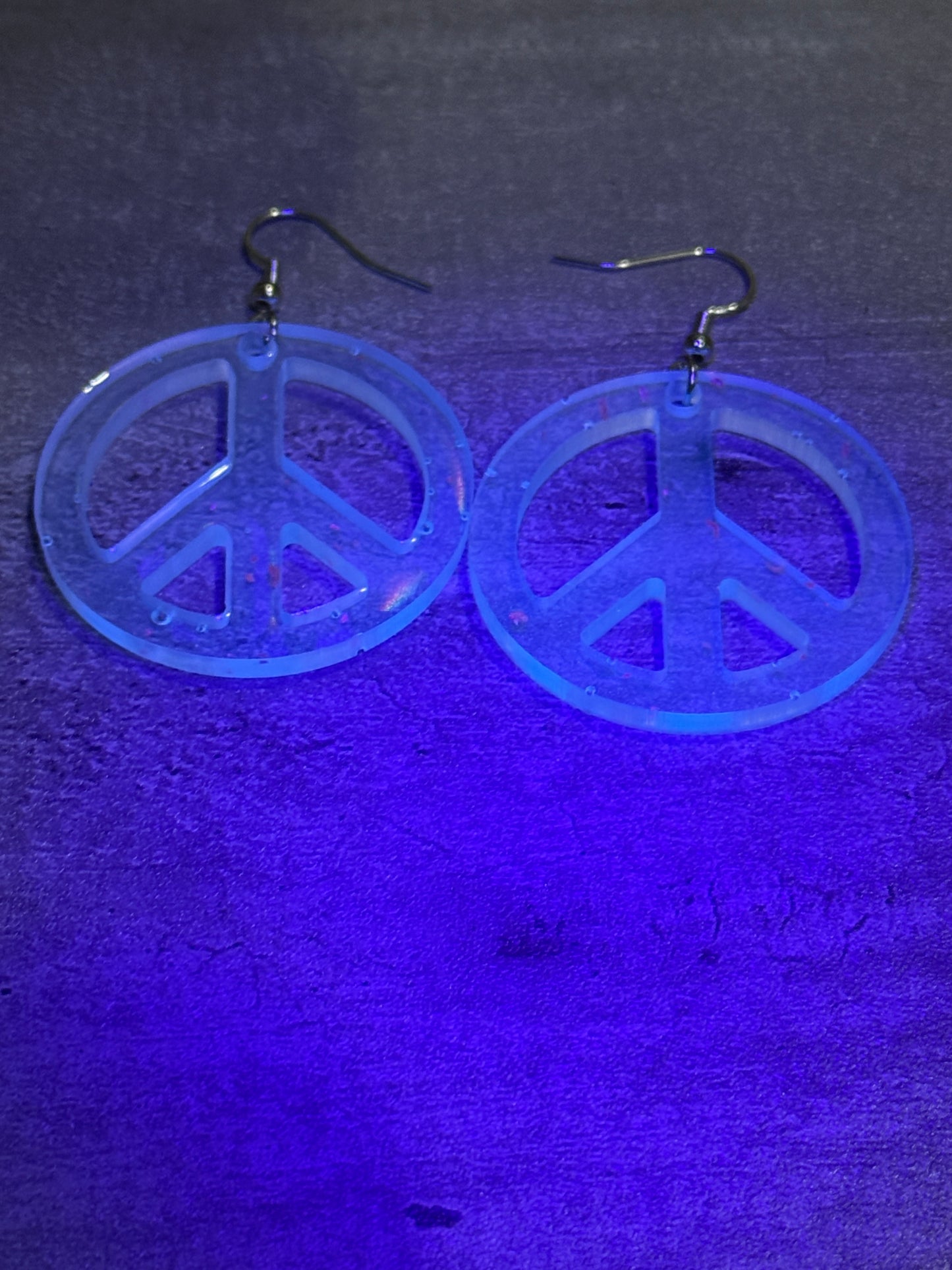 Glow-in-the-Dark Holographic Earrings