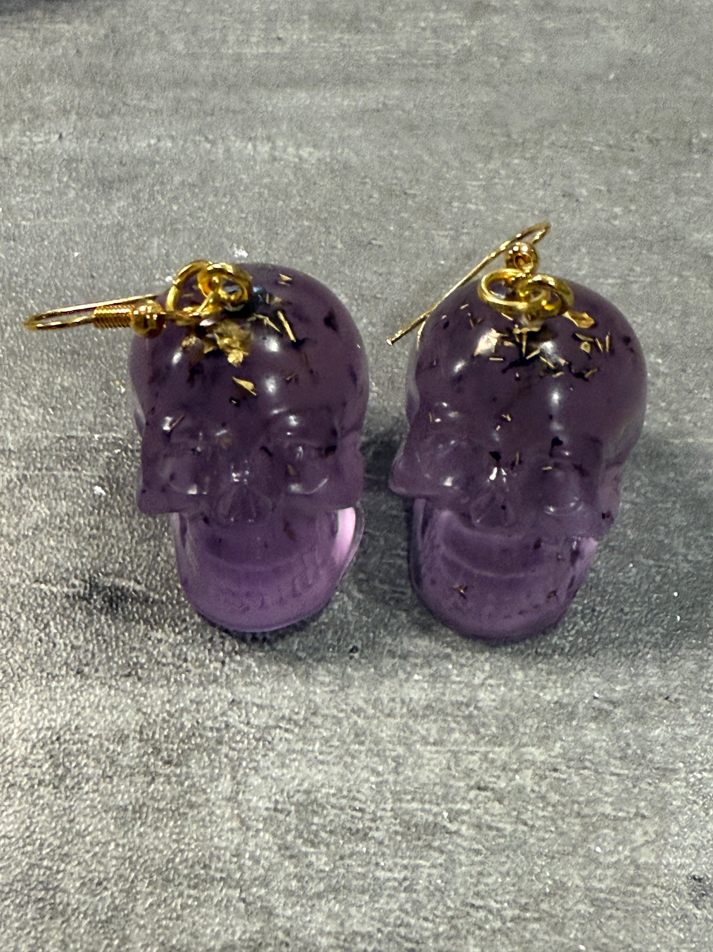 Glow-in-the-dark Skull Earrings