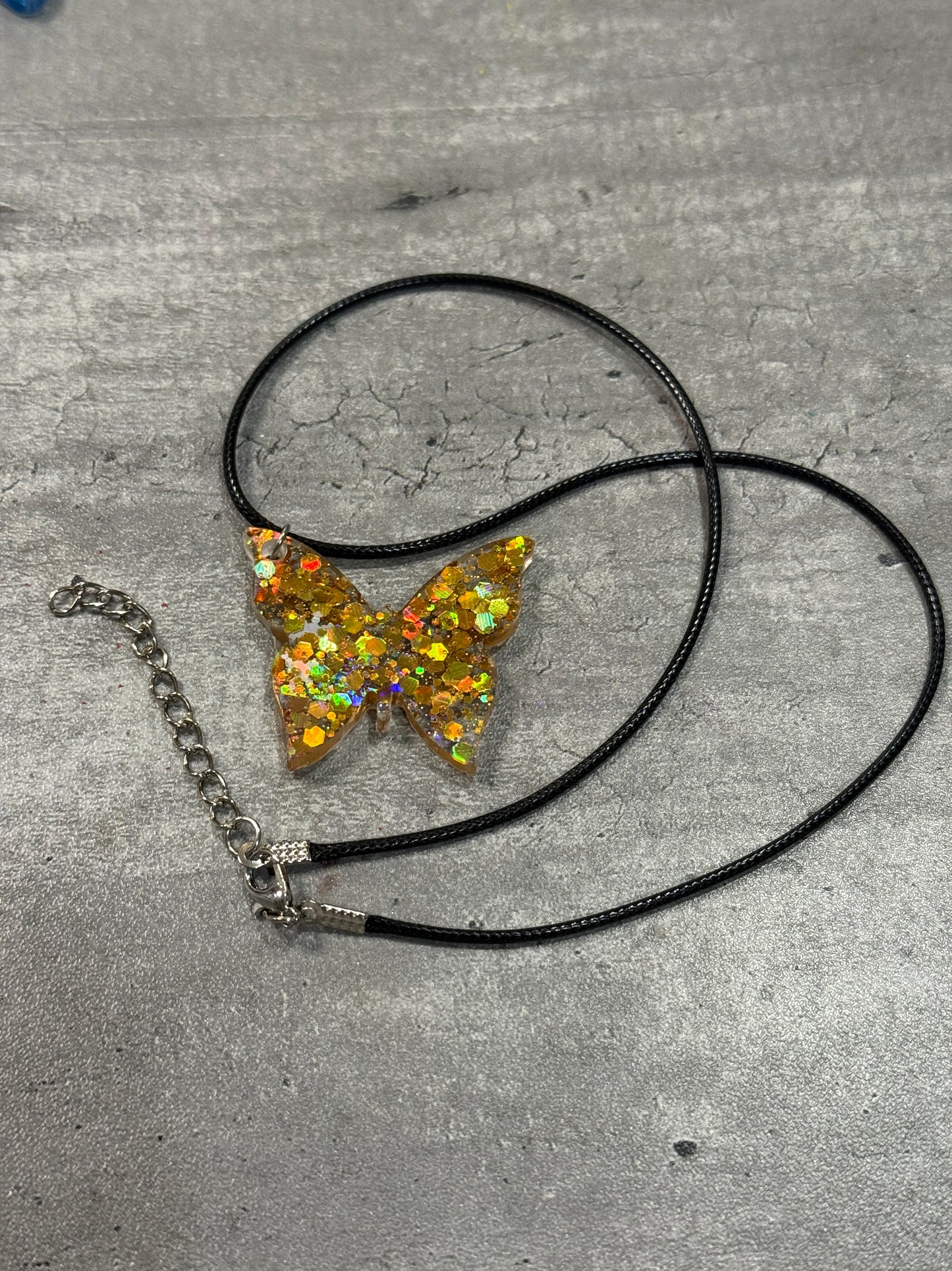 Christmas Butterfly Necklace