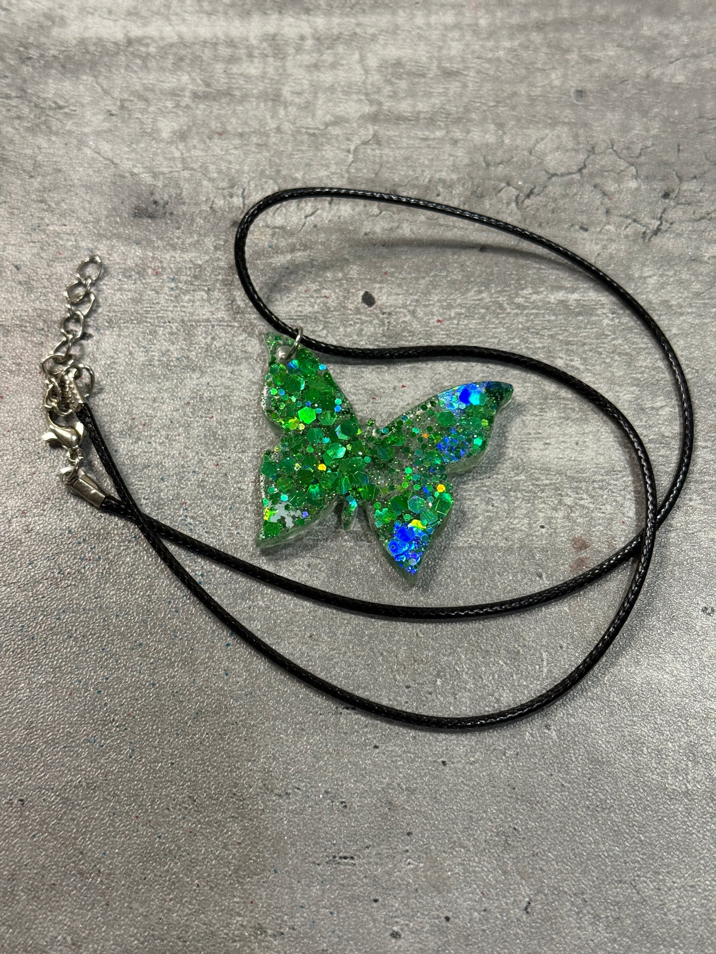 Christmas Butterfly Necklace