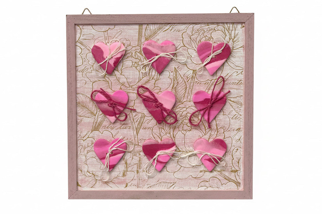 Valentine Hearts Plaque