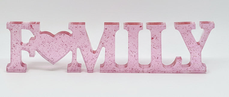 Resin “Love” “Home” “Family” Sign