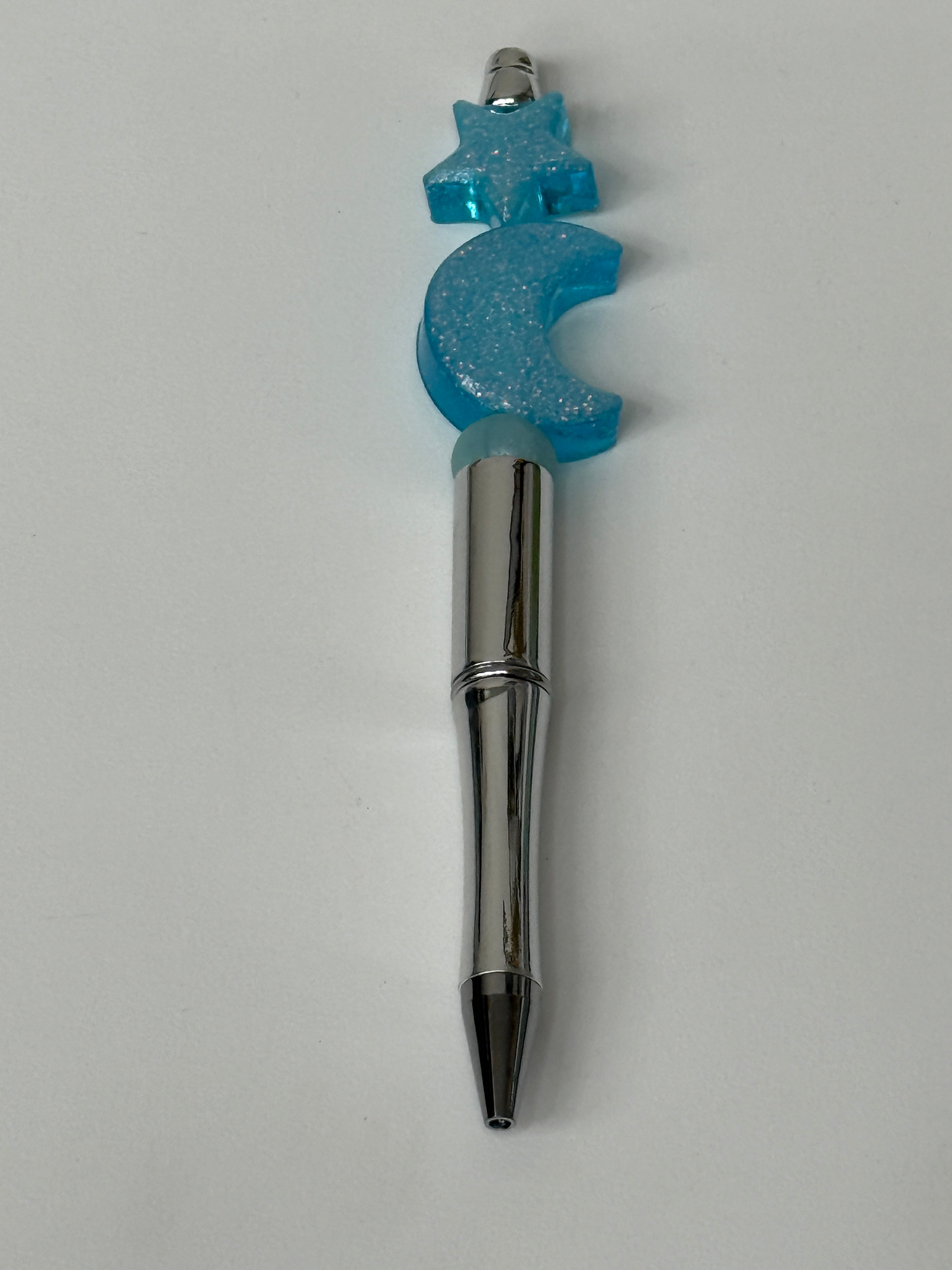 Star and Crescent Glitter Pen