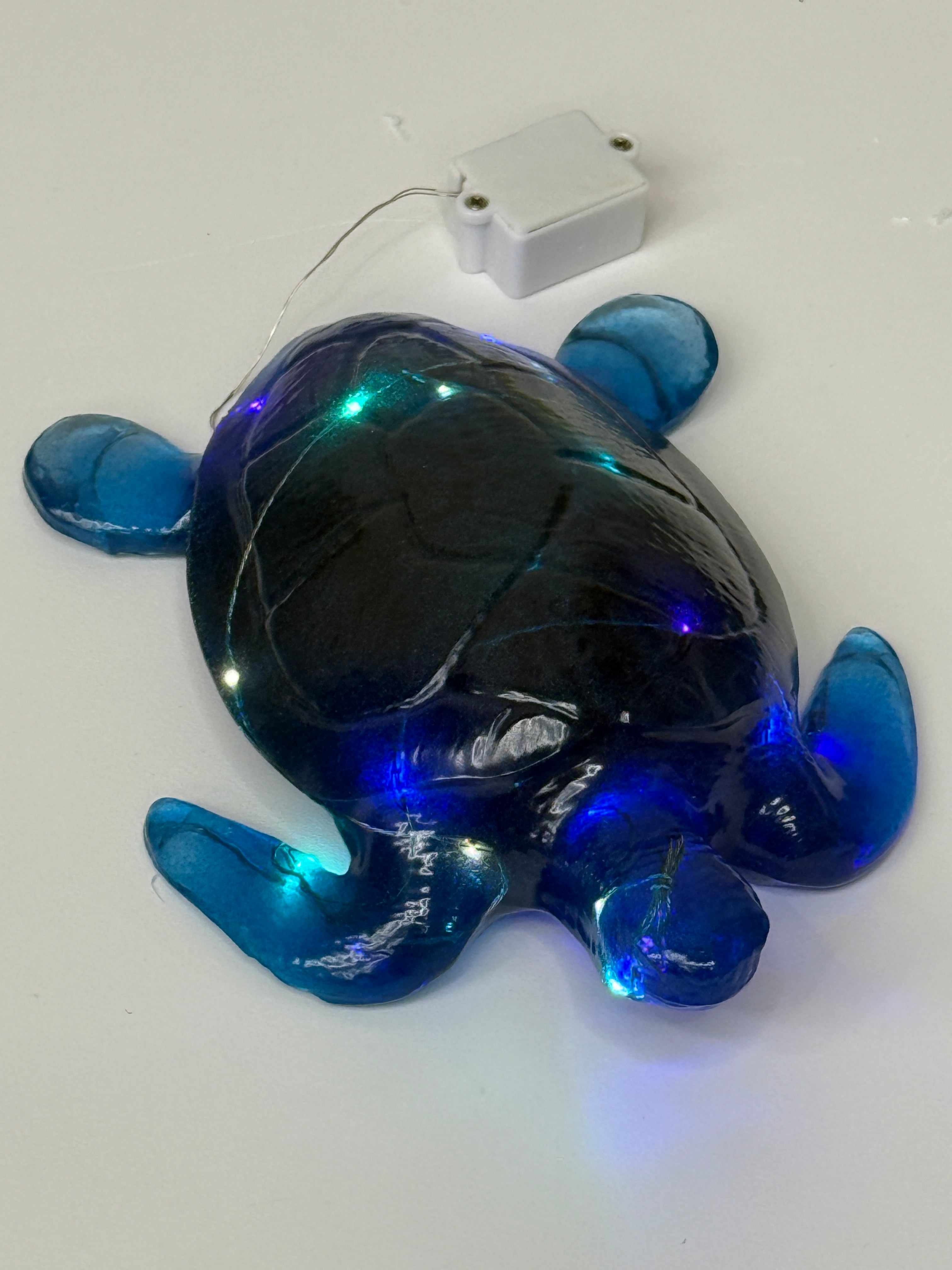 Turtle Figurine with Fairy Lights