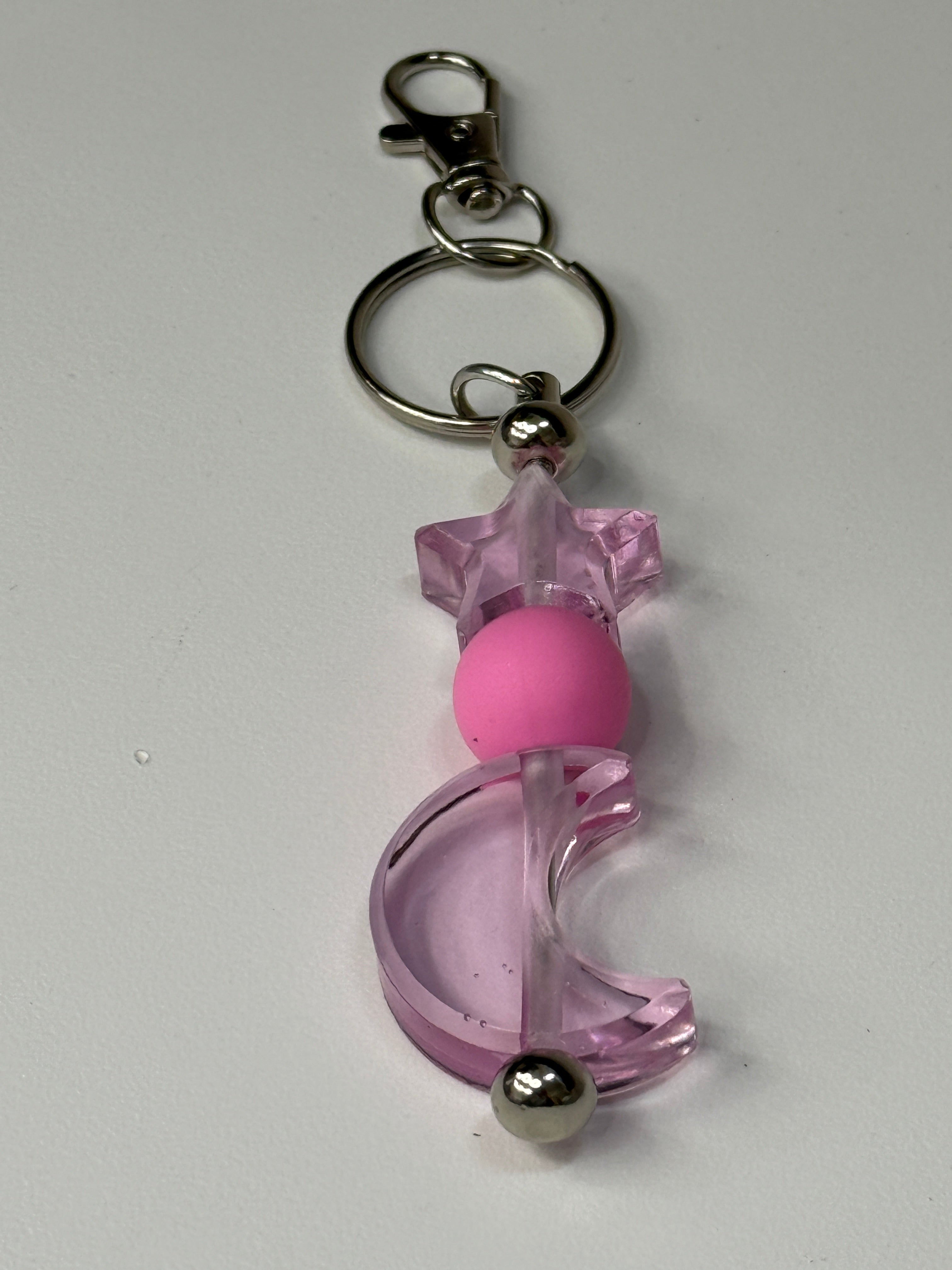 Moon and Stars Bag Charm / Keychain