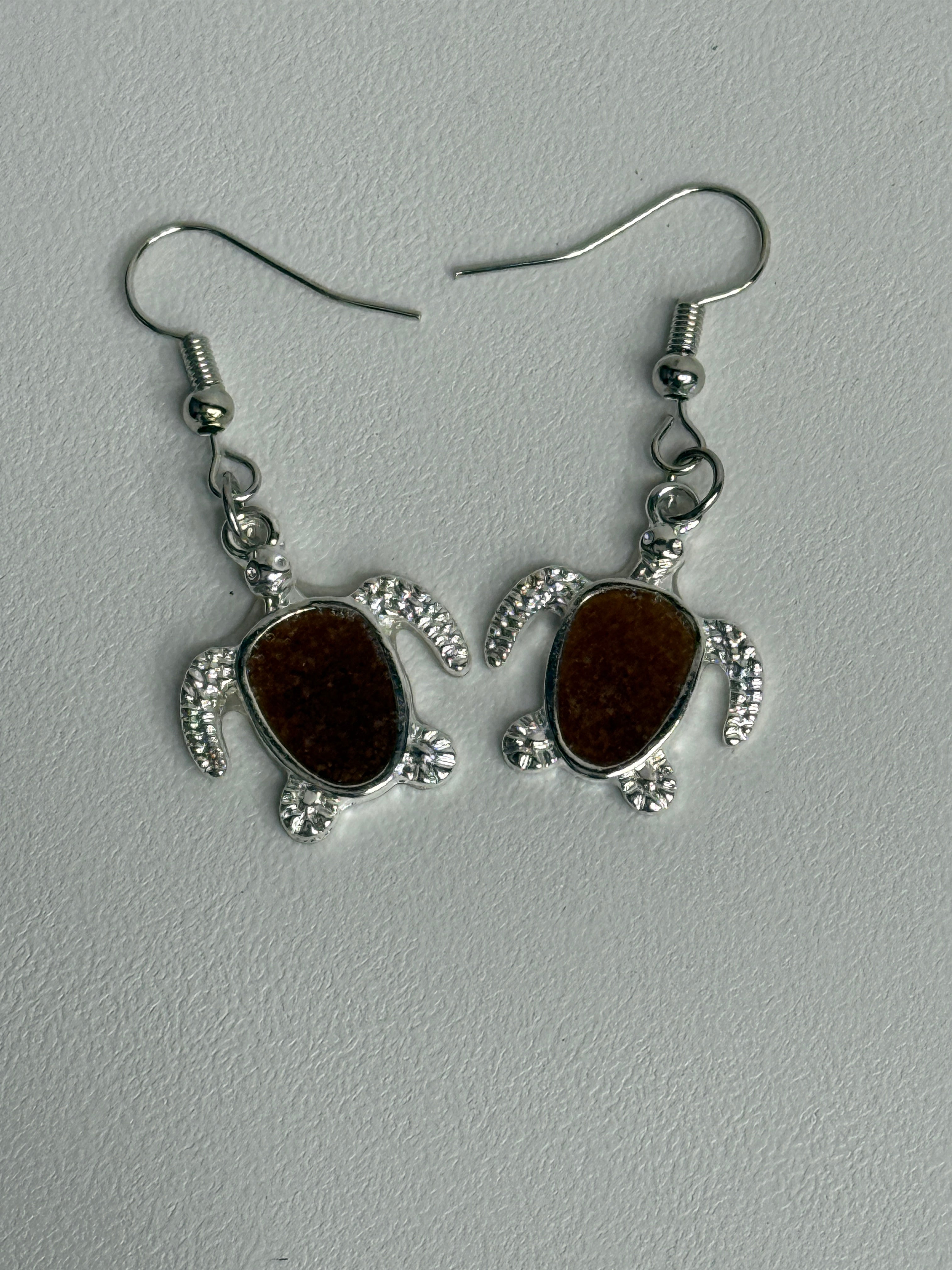 Beachy Turtle Earrings