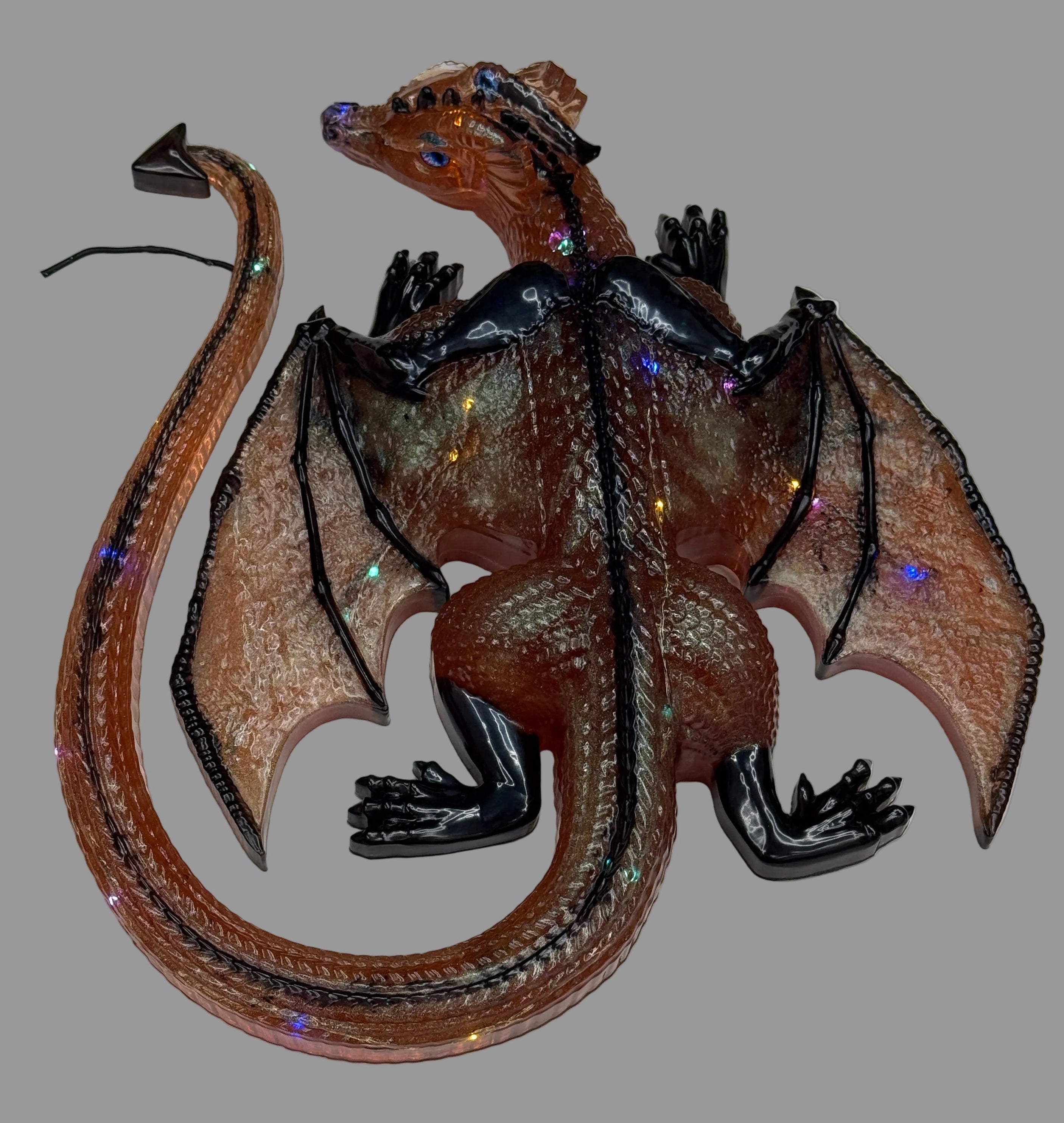 Flying Dragon w/ Fairy Lights Figurine