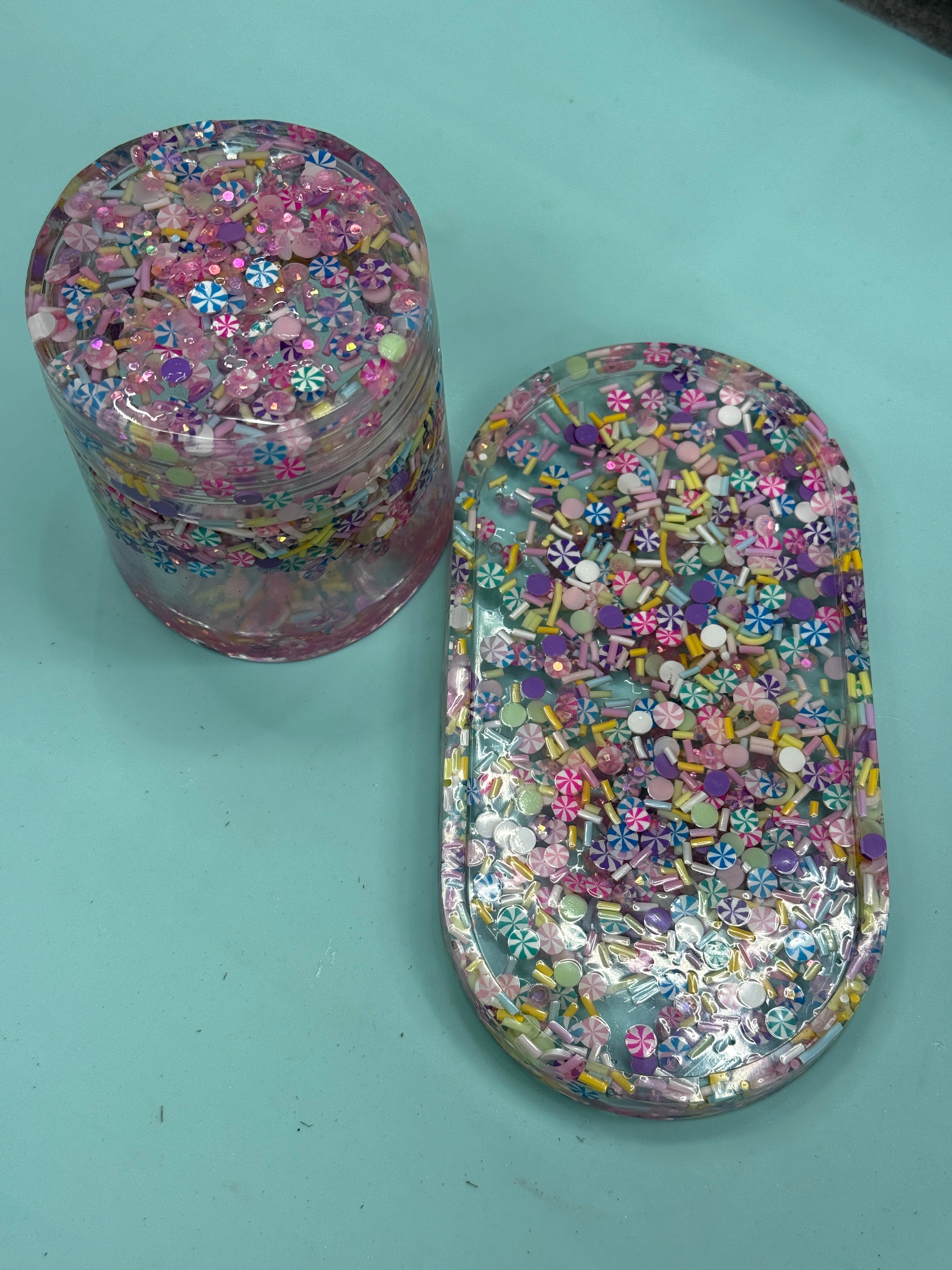 Trinket Jar & Tray Set