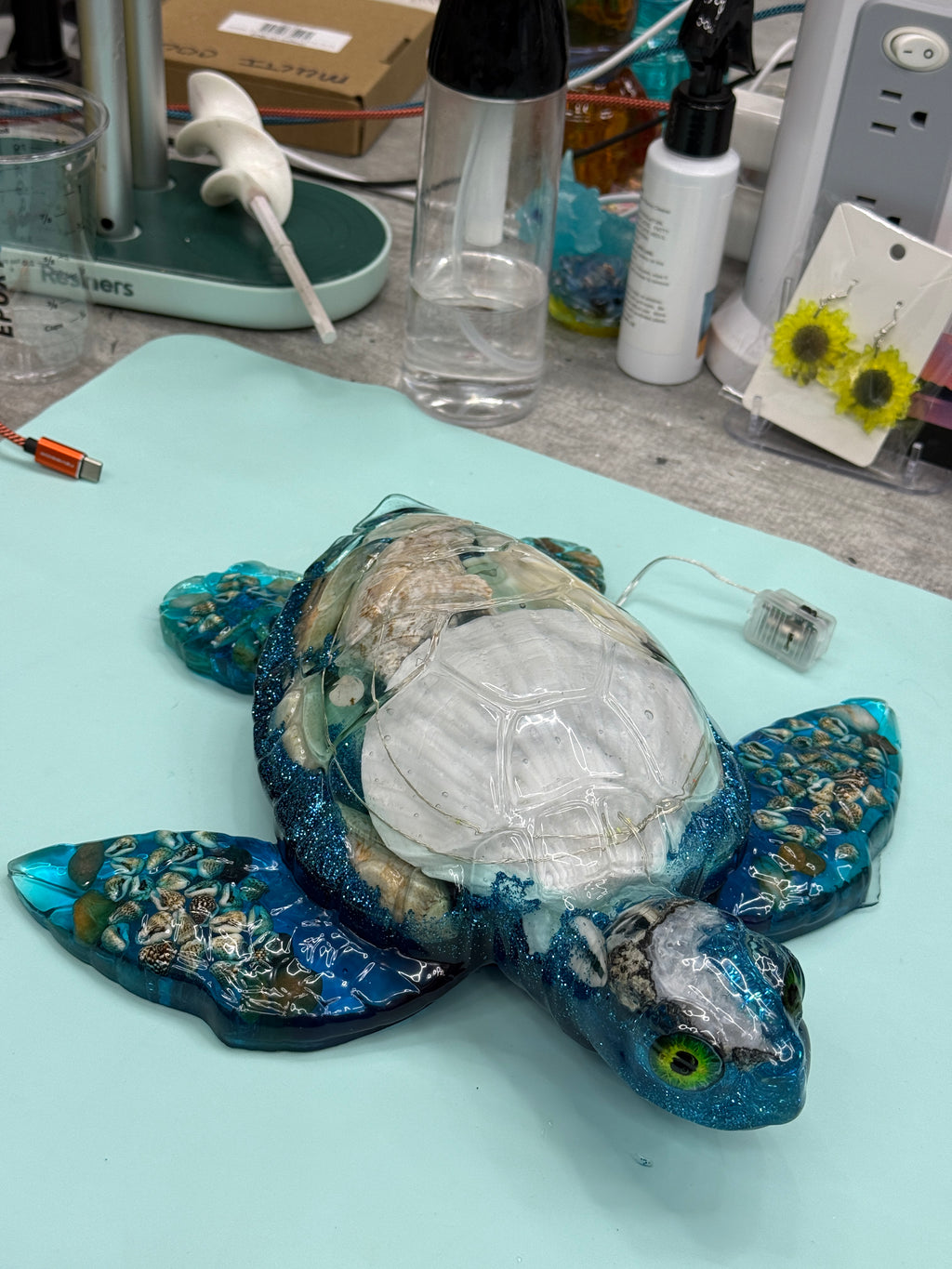 Turtle Figurine - Giant - Ocean Theme