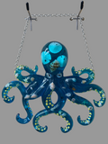 Octopus Figurine w/ Seashells - Large Hanging