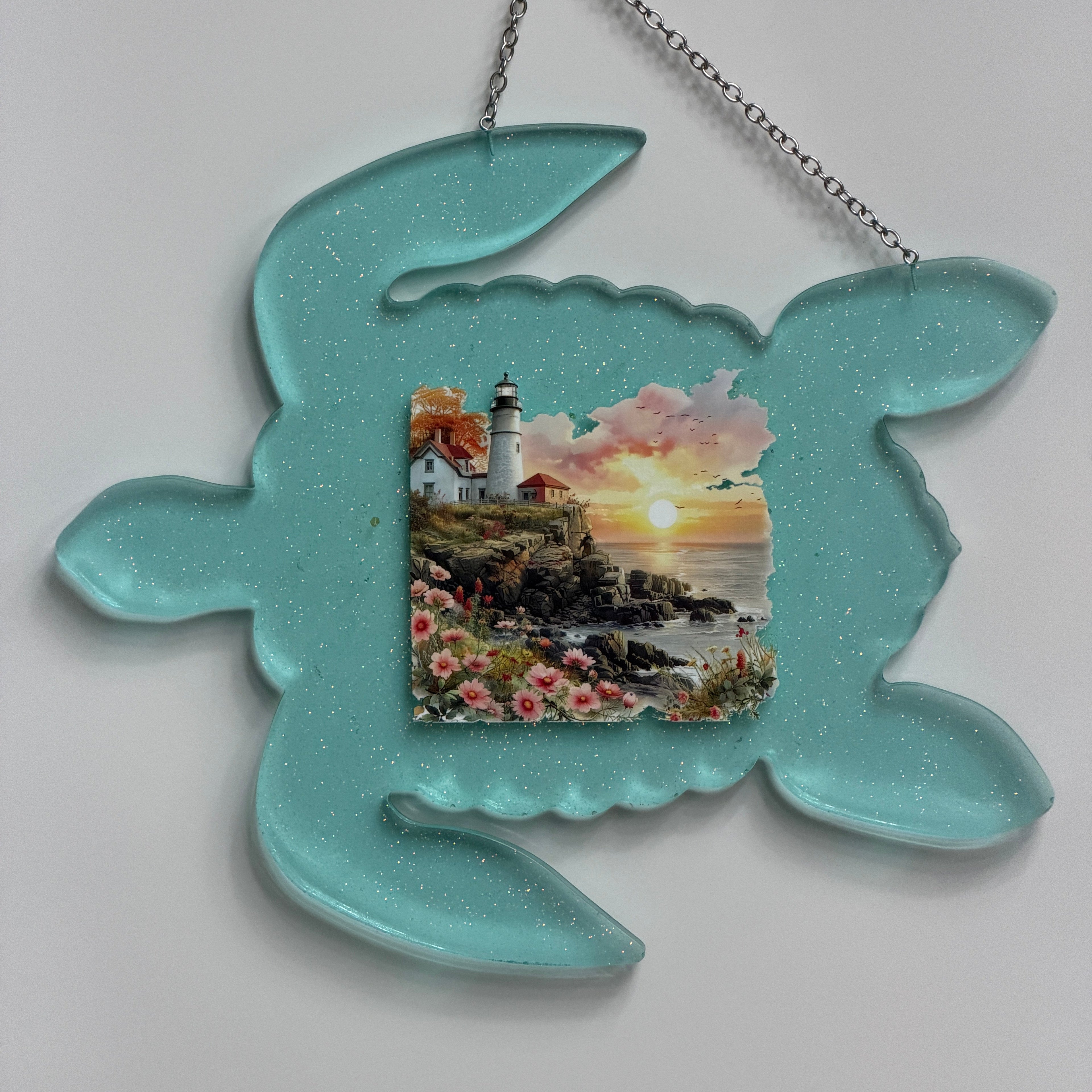 Resin Sea Turtle Wall Art